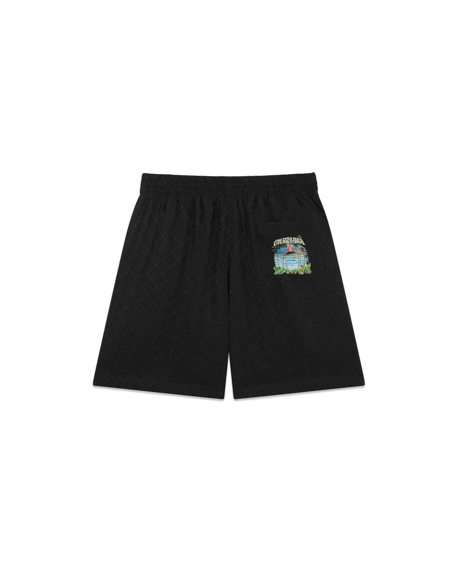 Volcano Jacquard Silk Shorts | Casablanca Paris | Image 1