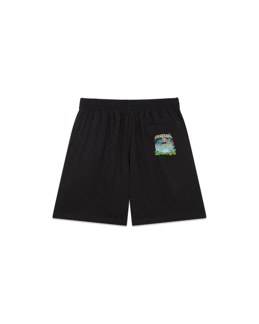 Volcano Jacquard Silk Shorts | Casablanca Paris | Image 1
