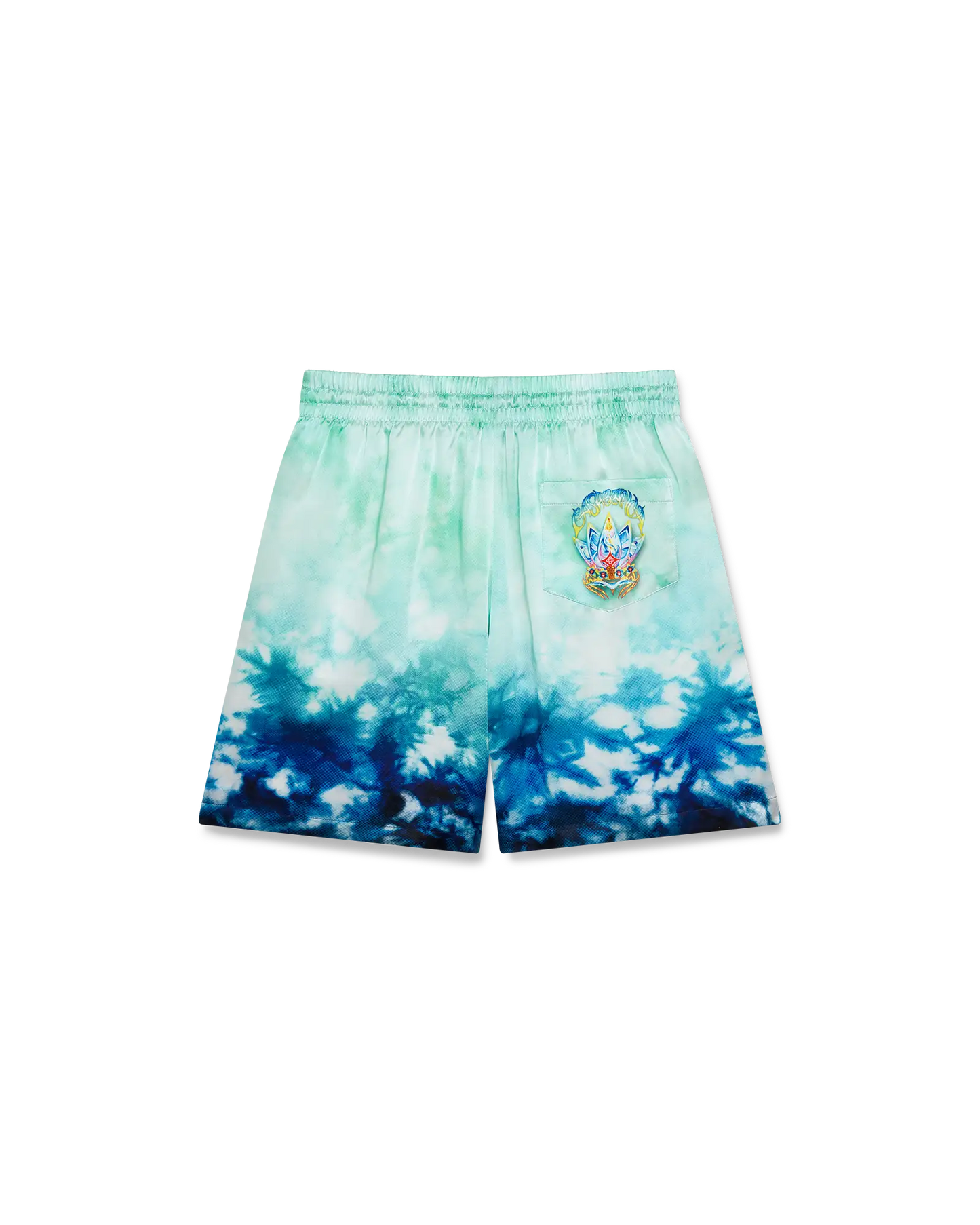 Surf Lotus Silk Shorts | Casablanca Paris | Image 6