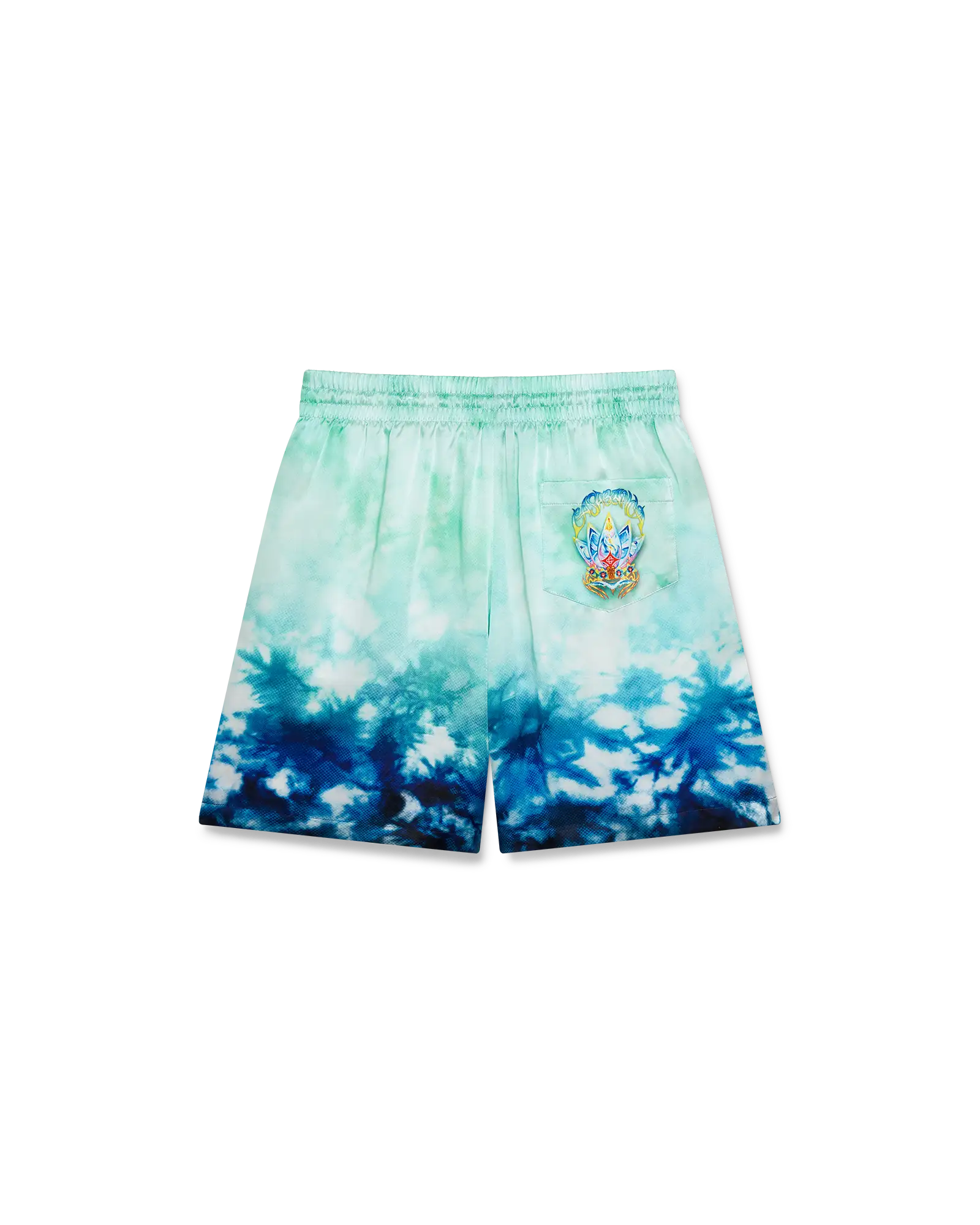 Surf Lotus Silk Shorts | Casablanca Paris | Image 6