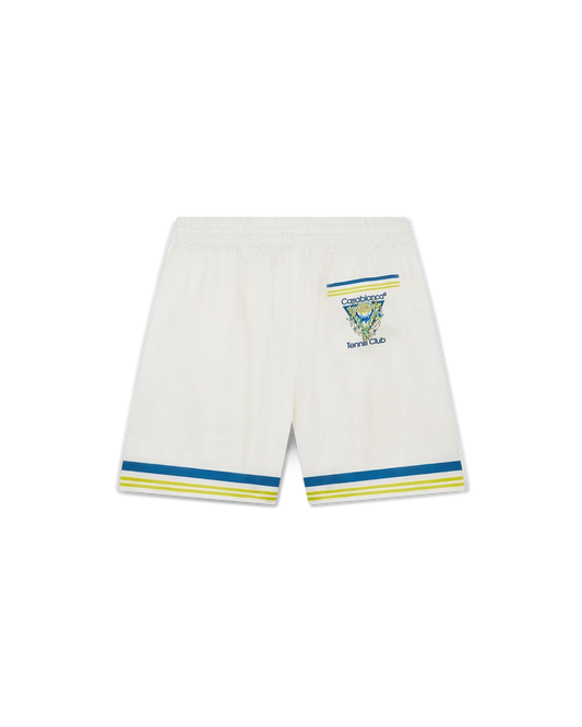 Flaming Tennis Club Icon Silk Shorts | Casablanca Paris | Image 1