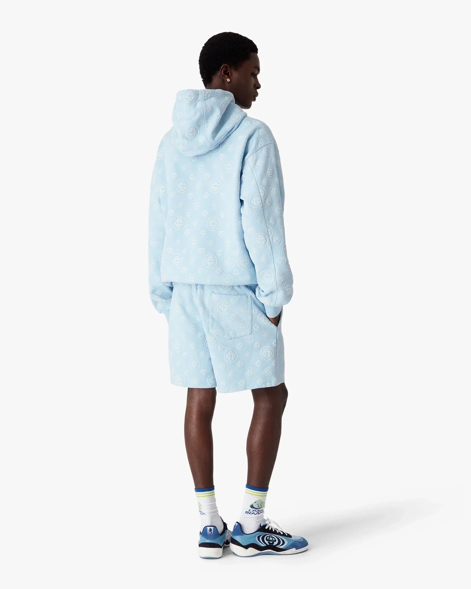 Applique Monogram Hooded Sweatshirt | Casablanca Paris | Image 3