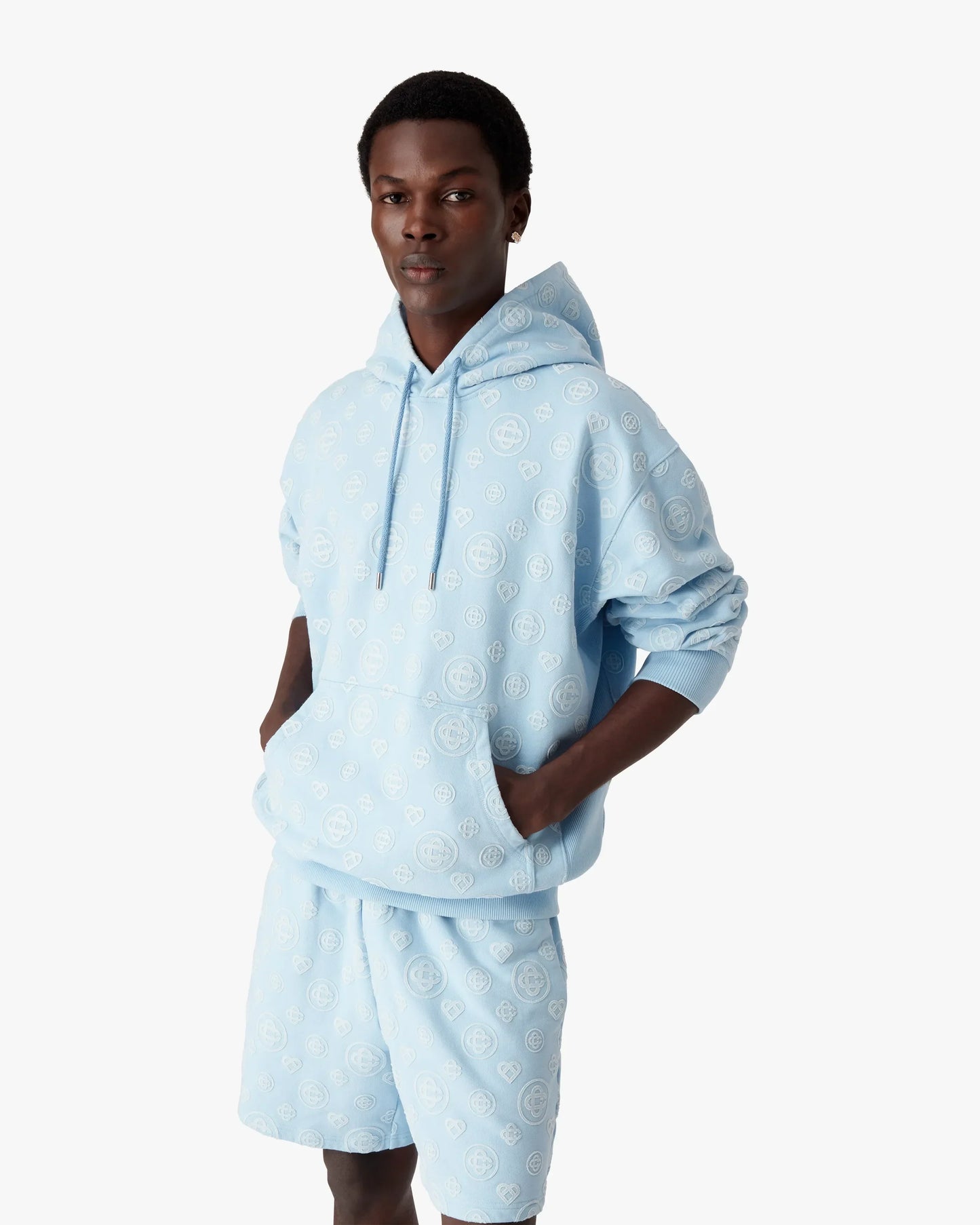 Applique Monogram Hooded Sweatshirt | Casablanca Paris | Image 4
