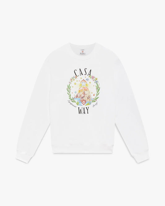 Casa Way Crew Neck Sweatshirt | Casablanca Paris | Image 1