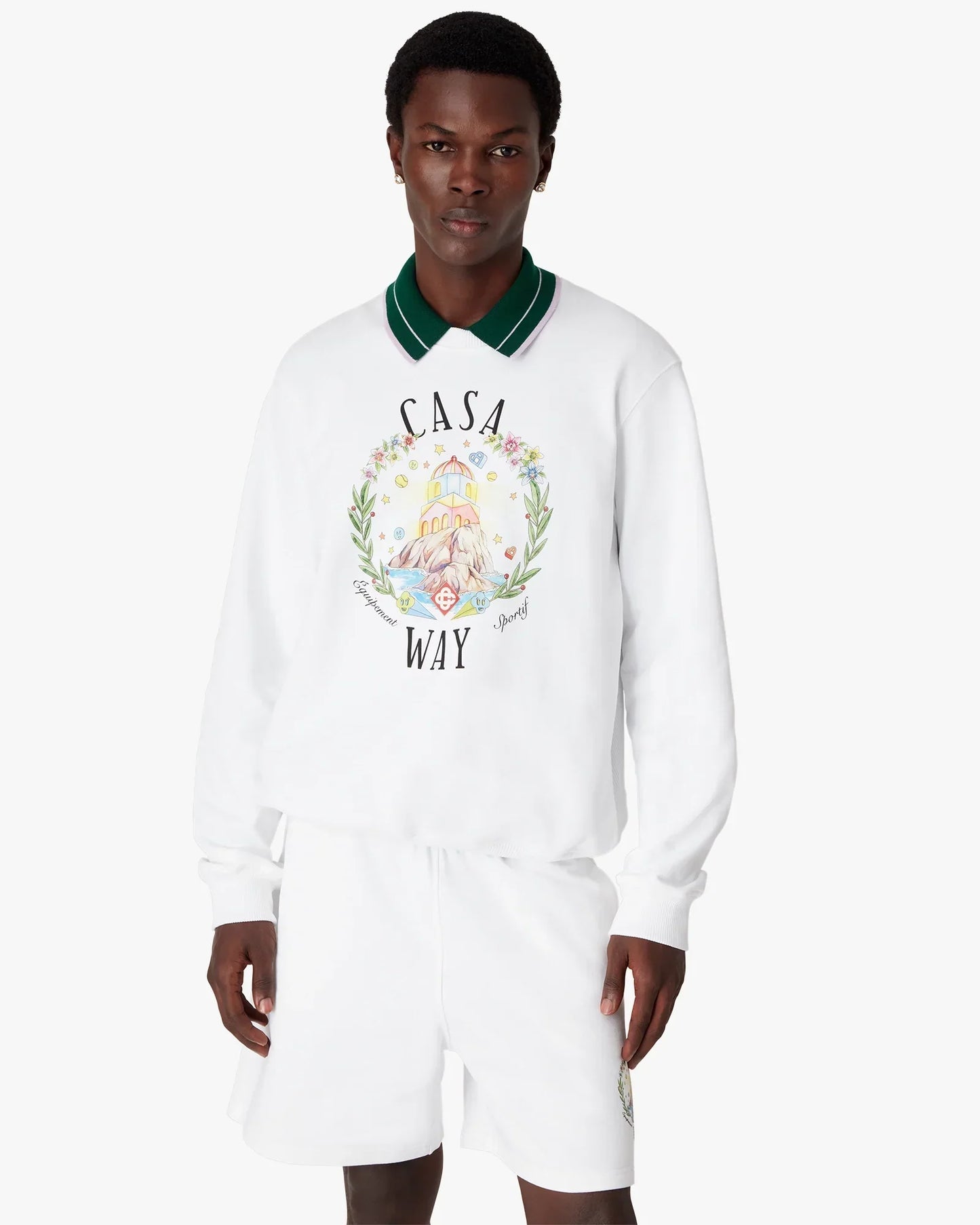 Casa Way Crew Neck Sweatshirt | Casablanca Paris | Image 4