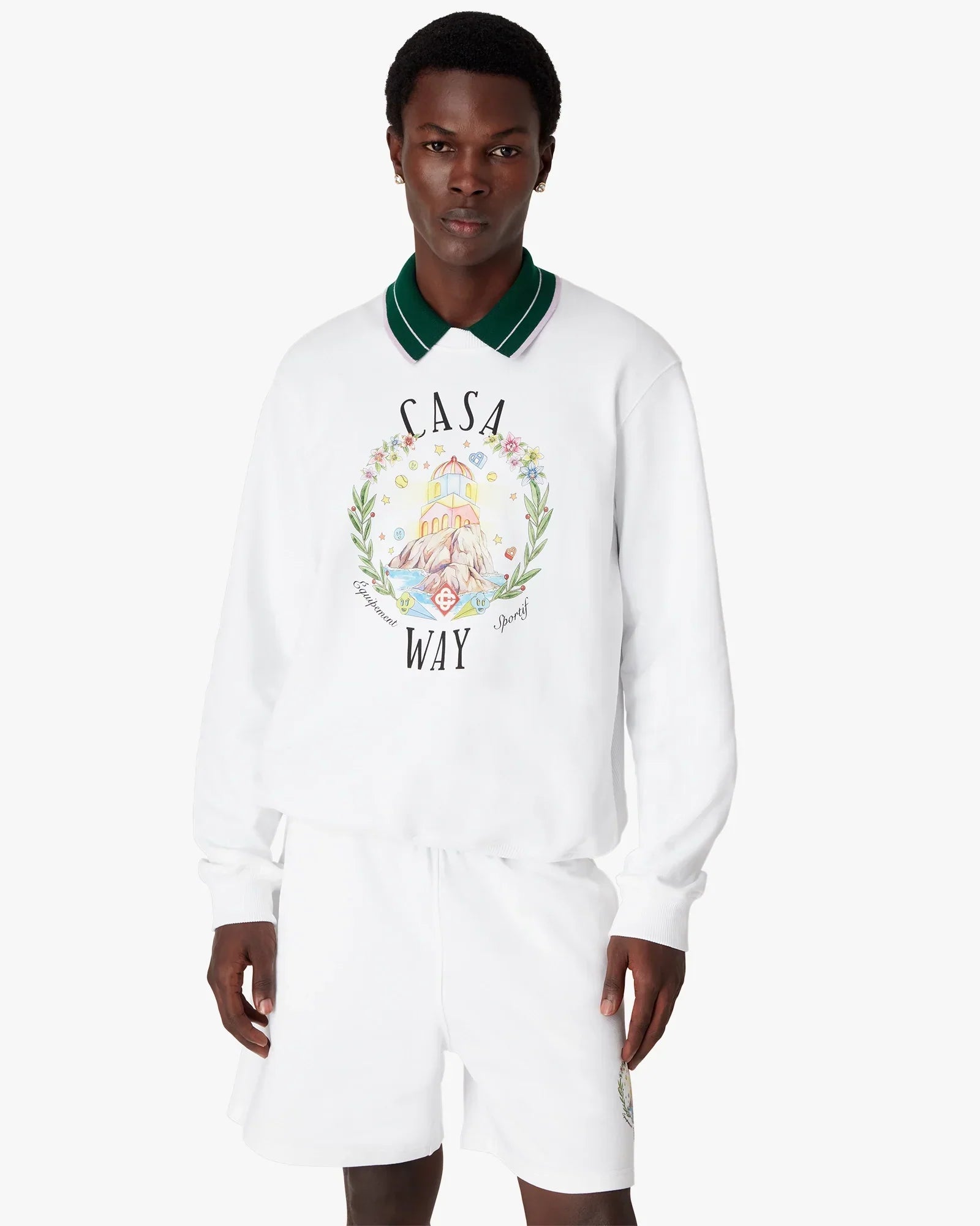 Casa Way Crew Neck Sweatshirt | Casablanca Paris | Image 4