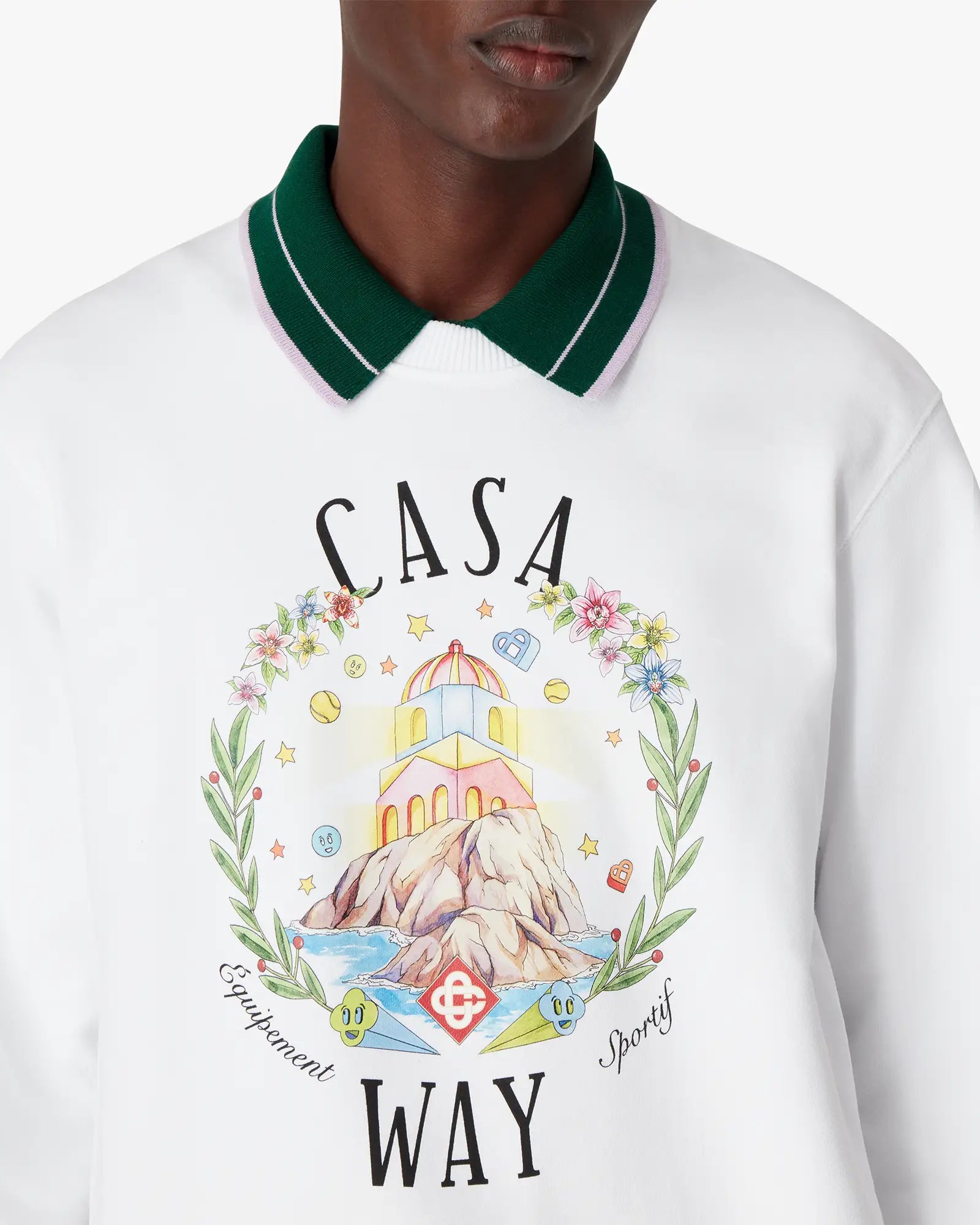 Casa Way Crew Neck Sweatshirt | Casablanca Paris | Image 5