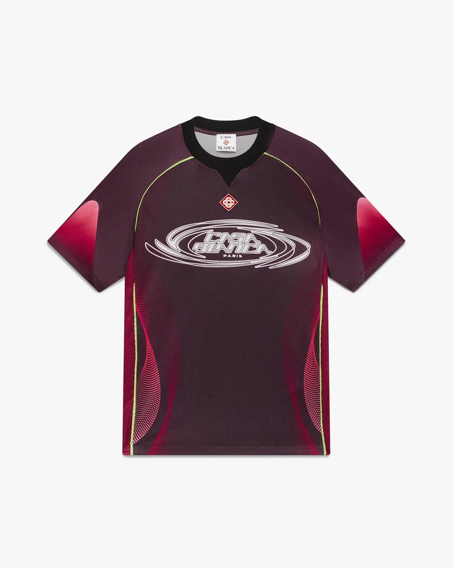 Aubergine Gradient Short Sleeve Football Jersey | Casablanca Paris | Image 1