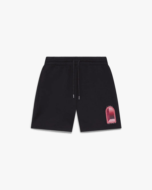 Black L'Arche Sweatshorts | Casablanca Paris | Image 1