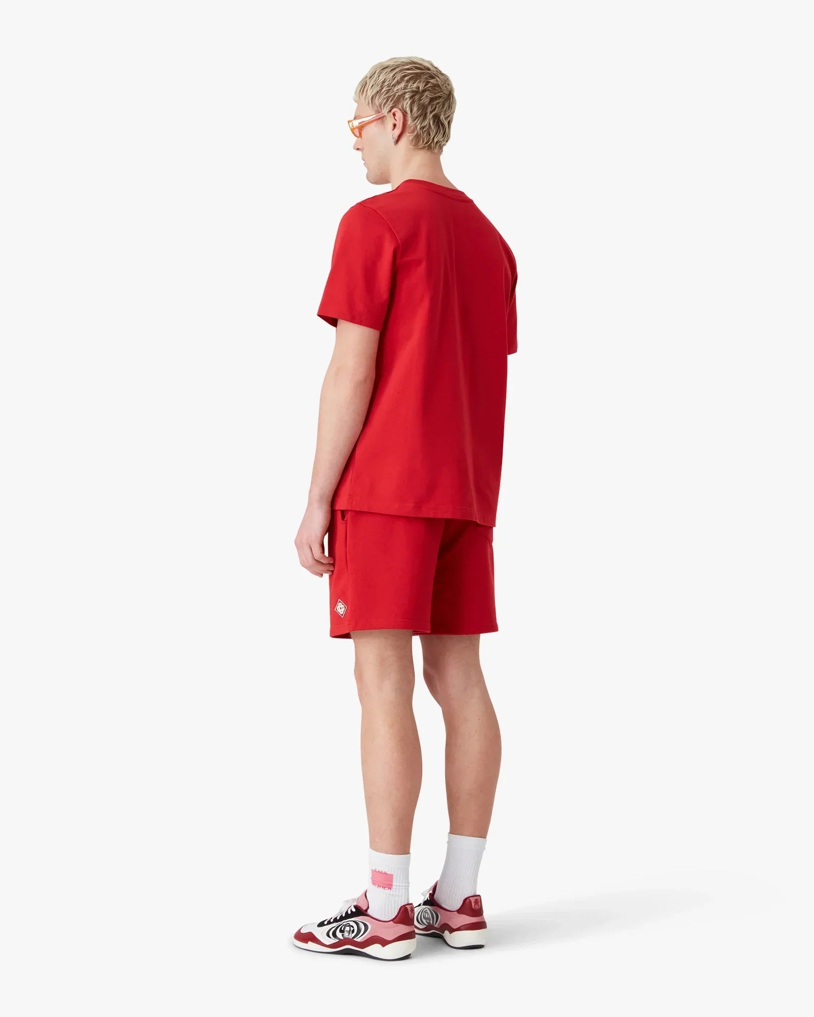 Red Diamond Logo Sweatshorts | Casablanca Paris | Image 3
