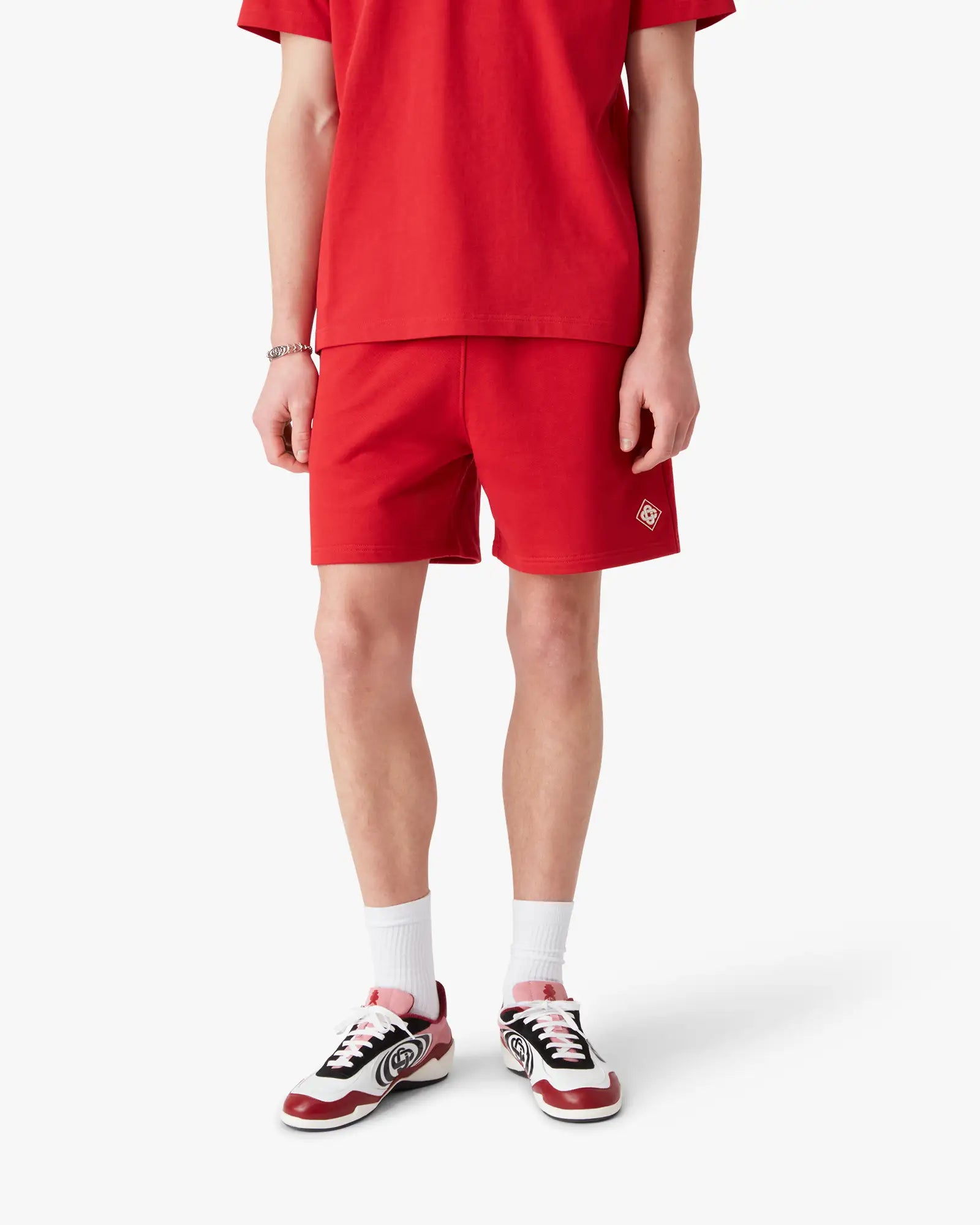 Red Diamond Logo Sweatshorts | Casablanca Paris | Image 4