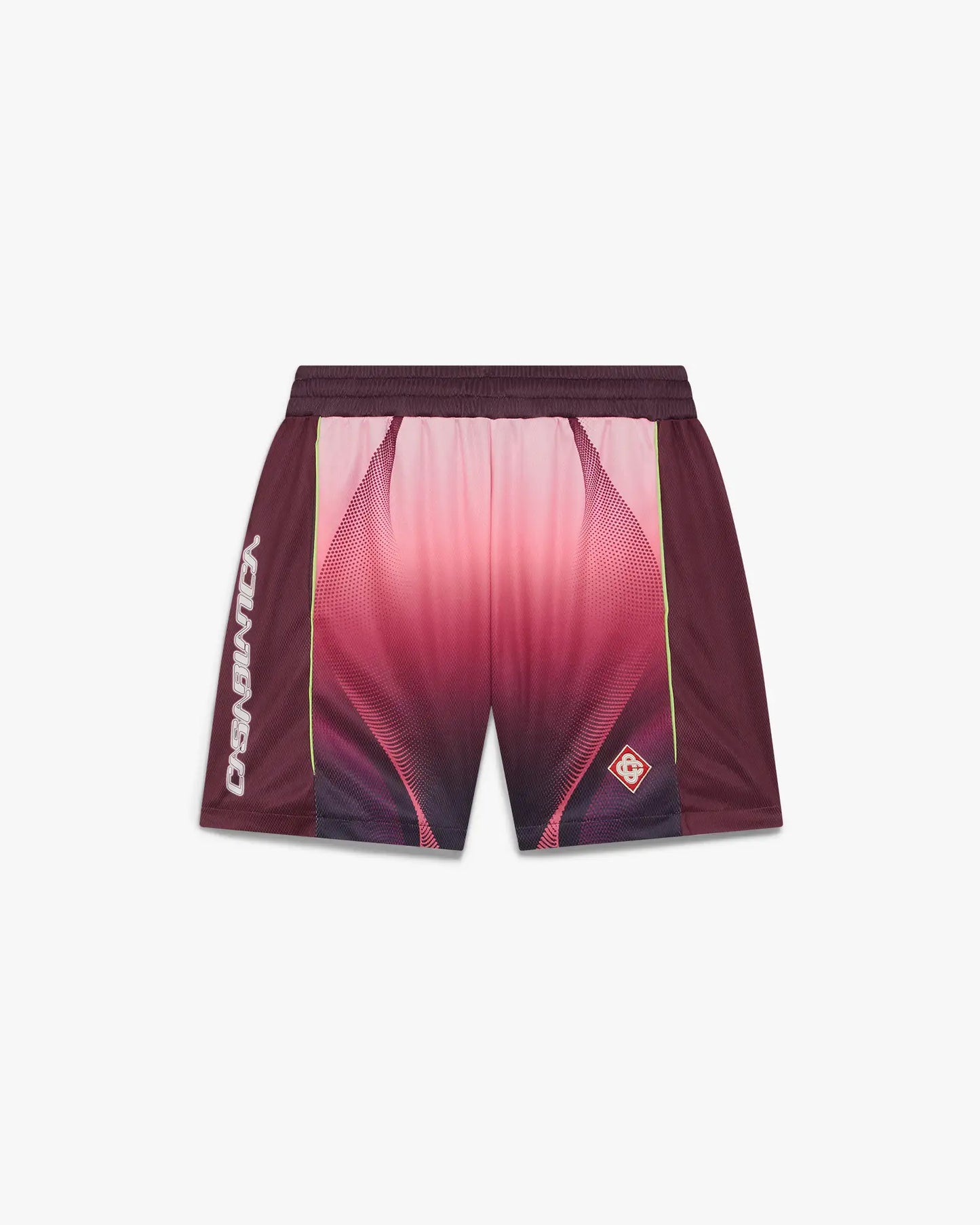 Aubergine Gradient Football Shorts | Casablanca Paris | Image 1