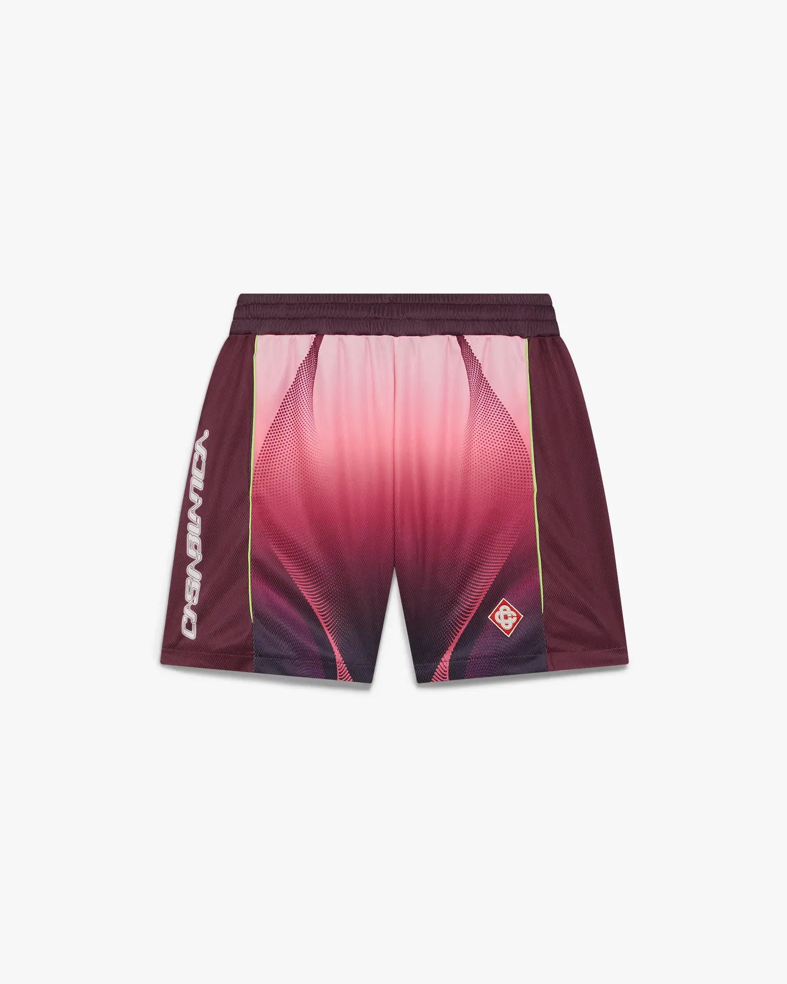 Aubergine Gradient Football Shorts | Casablanca Paris | Image 1