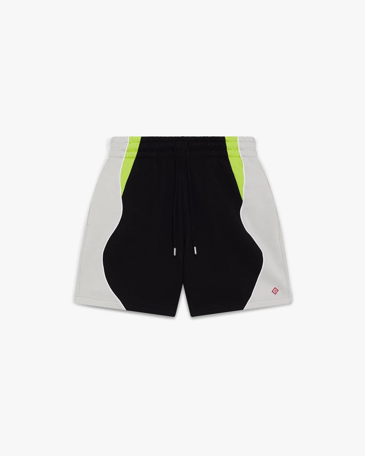 Black & Grey Colourblock Sweatshorts | Casablanca Paris | Image 1