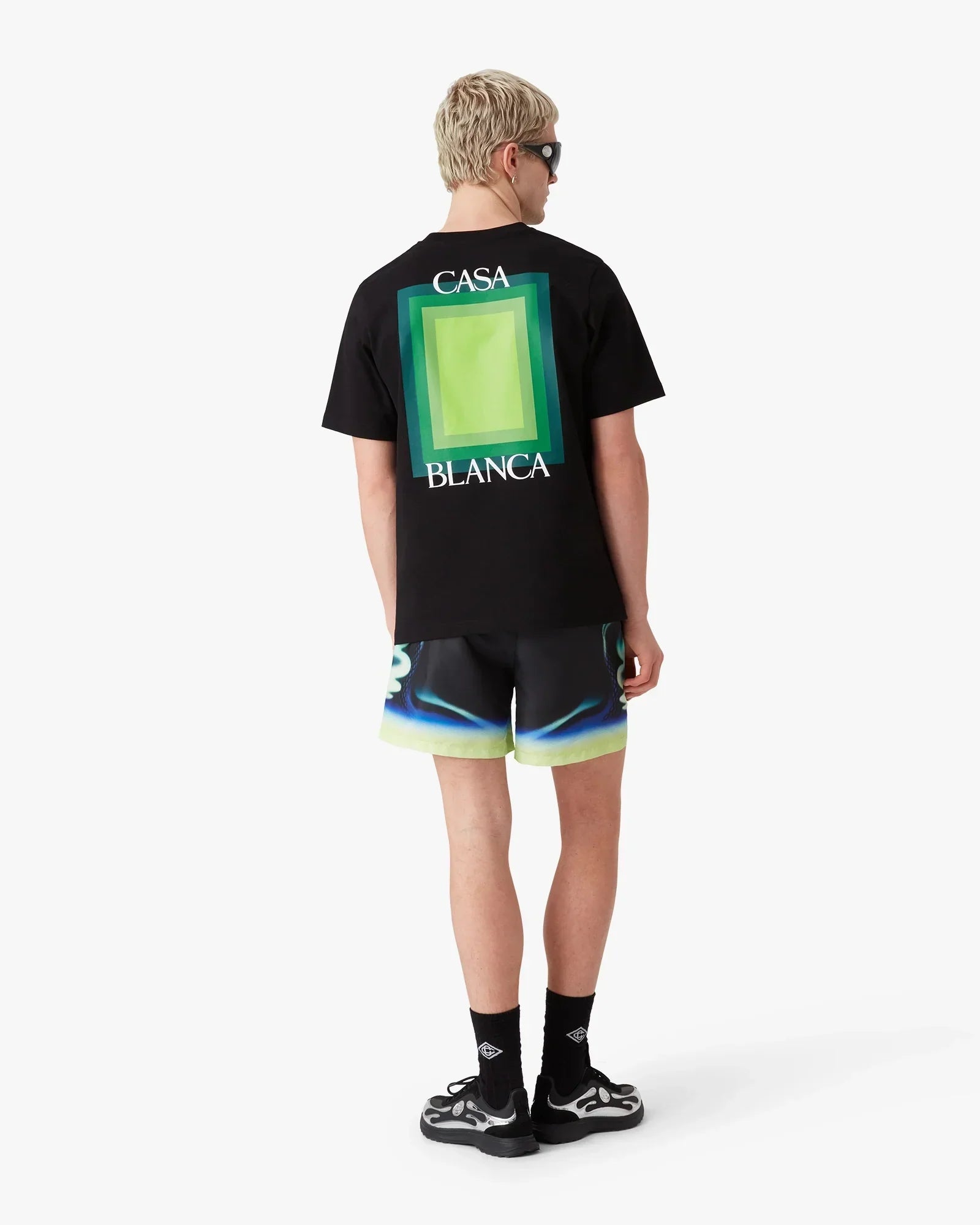 Square Logo Short Sleeve T-Shirt | Casablanca Paris | Image 3