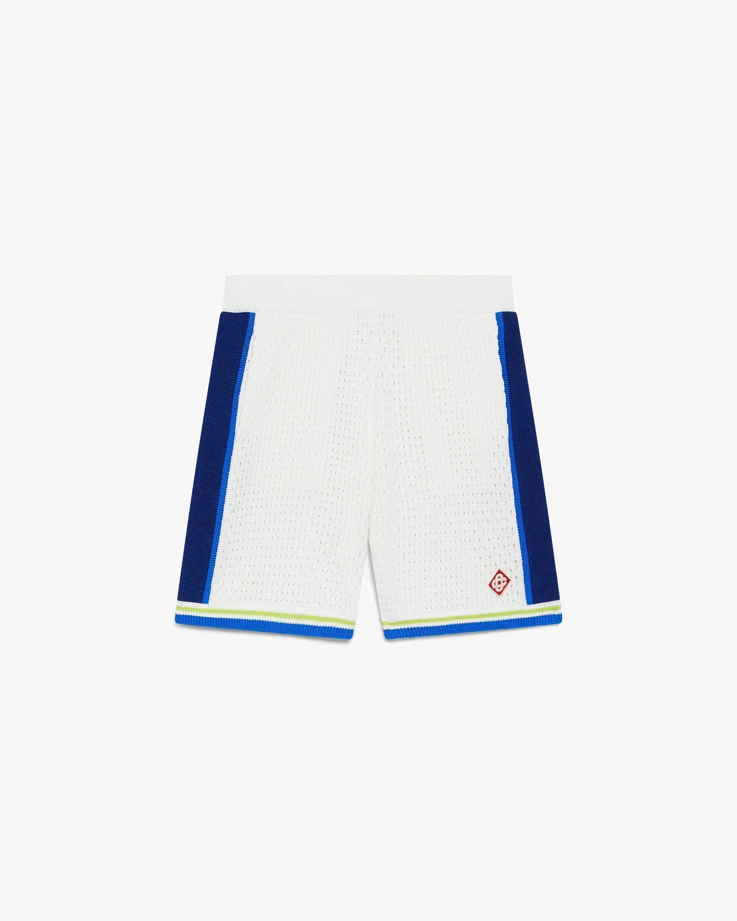 White & Blue Crochet Shorts | Casablanca Paris | Image 1