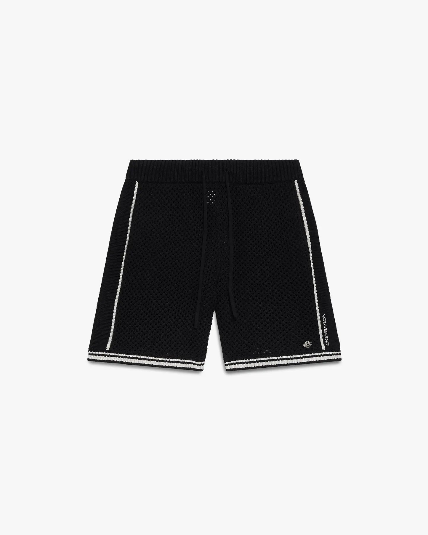 Black Mesh Shorts | Casablanca Paris | Image 1