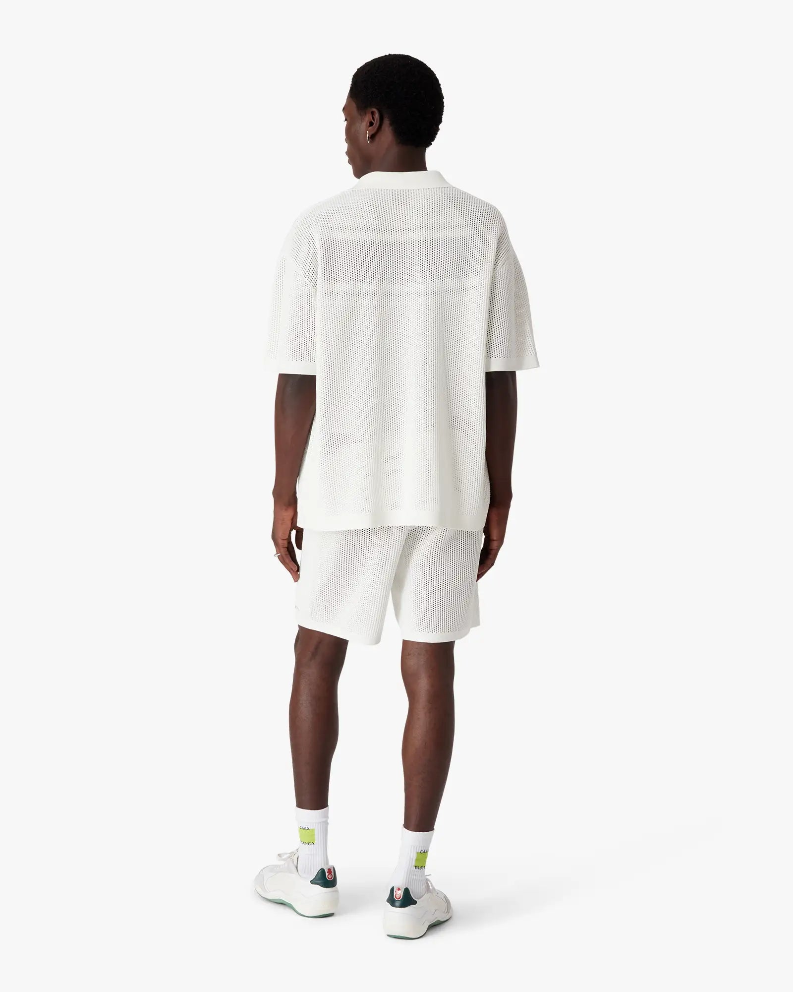 White Mesh Shorts | Casablanca Paris | Image 3