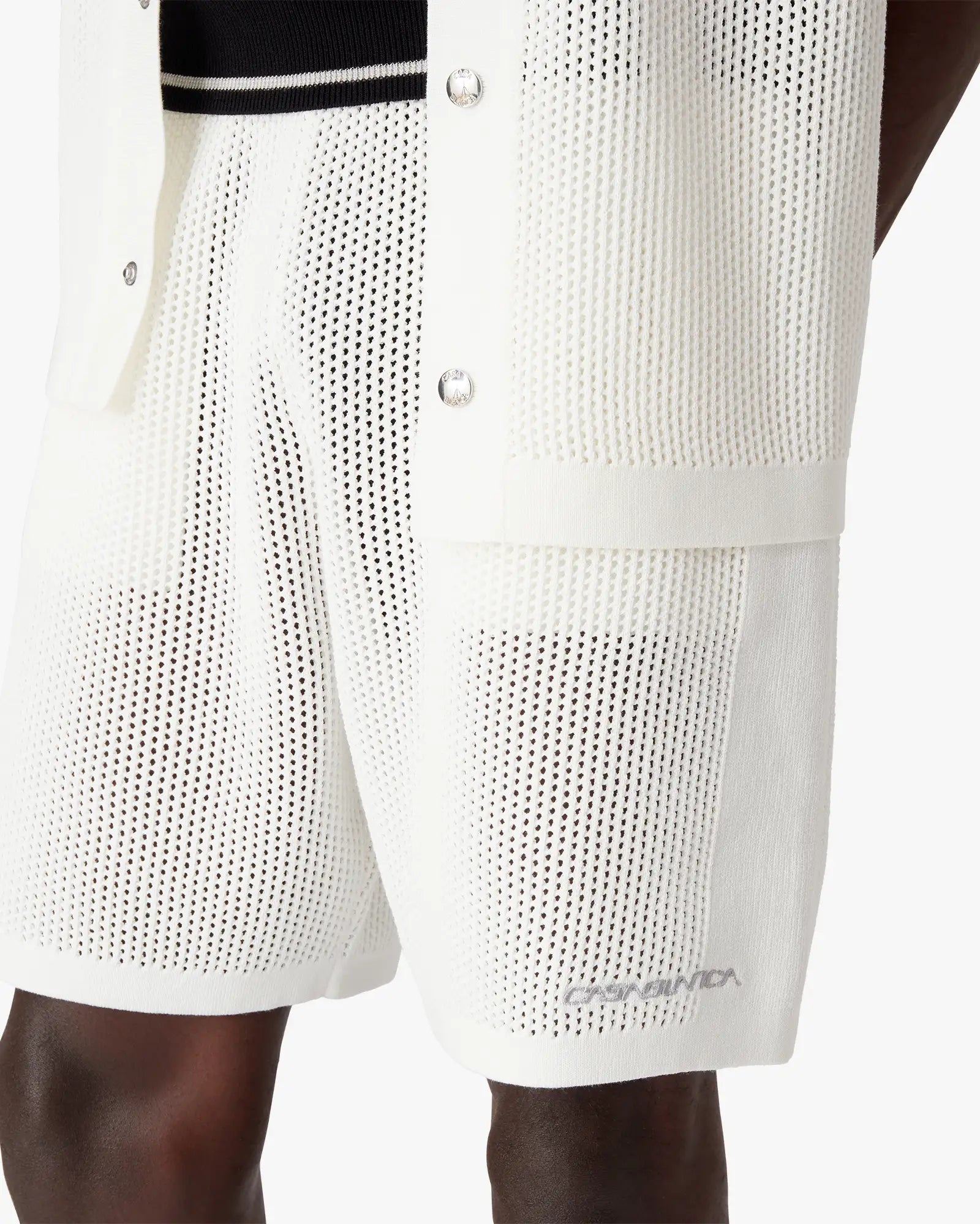 White Mesh Shorts | Casablanca Paris | Image 5