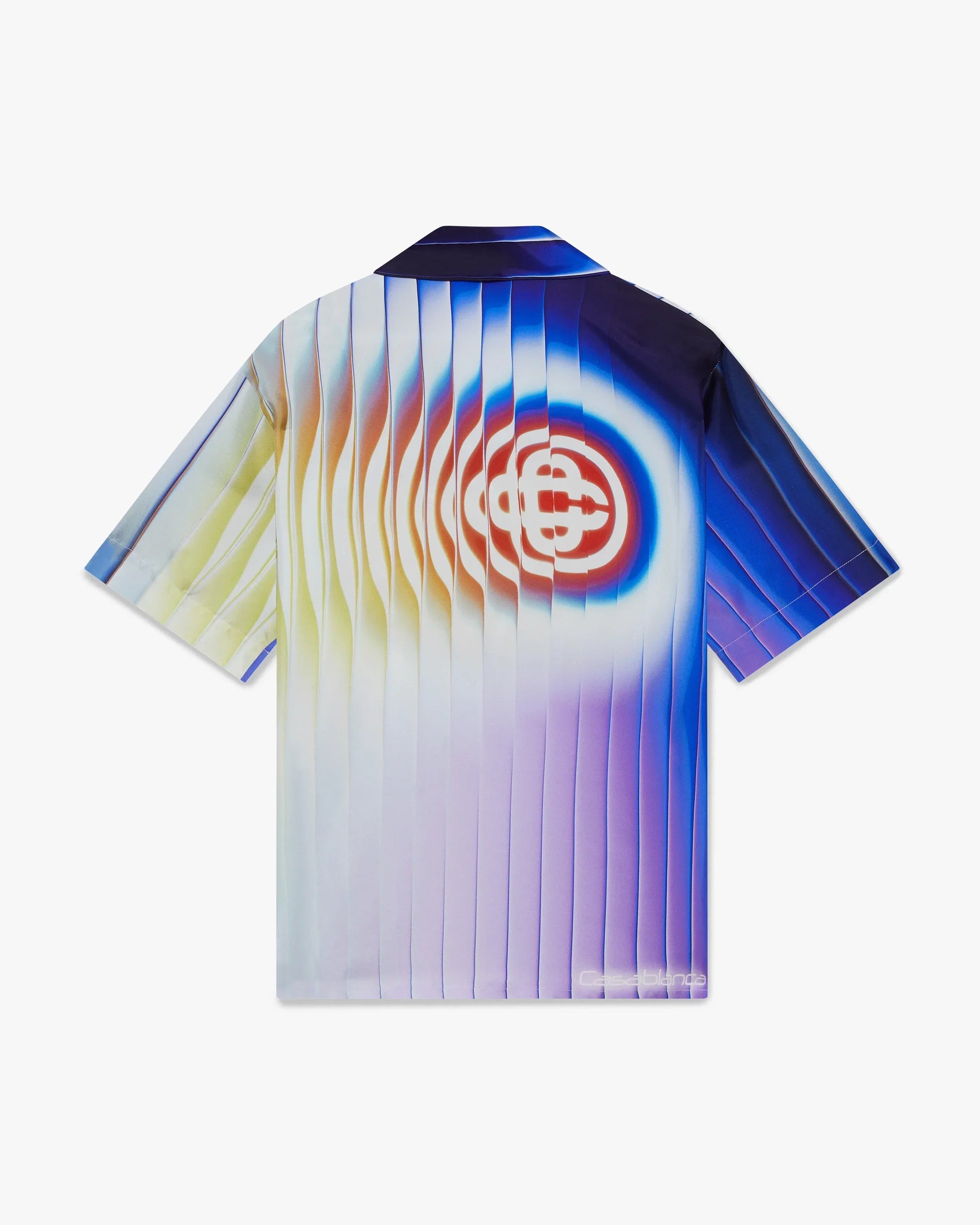 Shockwave Short Sleeve Silk Shirt | Casablanca Paris | Image 6