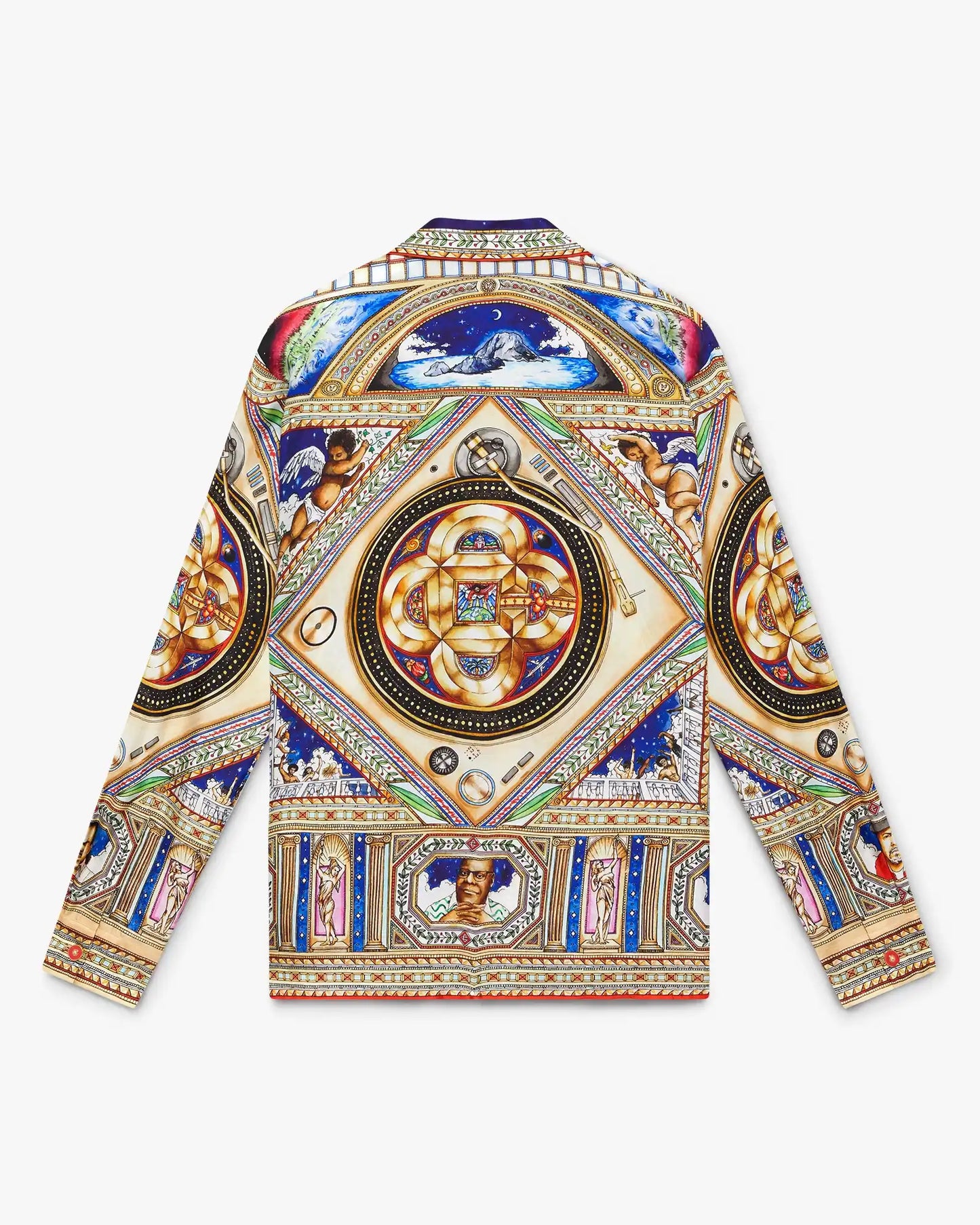 Plafond Orne De Musique Long Sleeve Silk Shirt | Casablanca Paris | Image 6