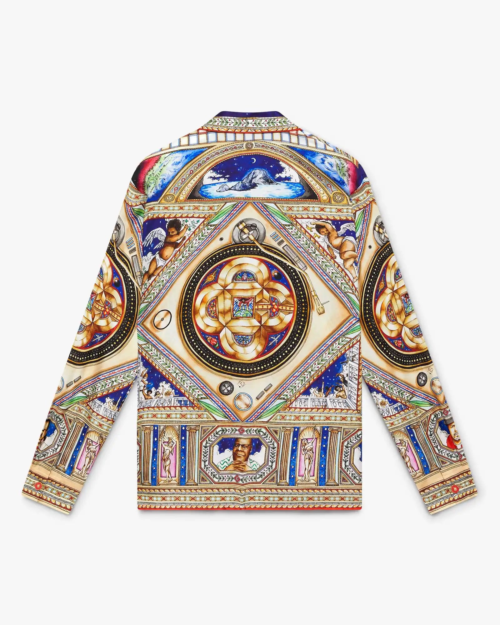 Plafond Orne De Musique Long Sleeve Silk Shirt | Casablanca Paris | Image 6