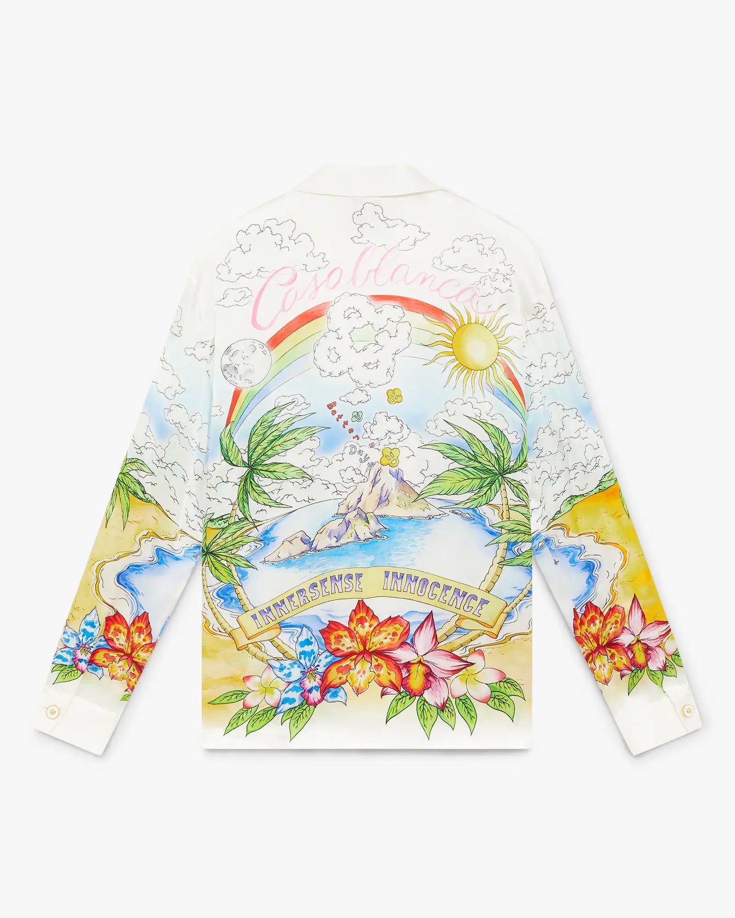 Better Days Long Sleeve Silk Shirt | Casablanca Paris | Image 6