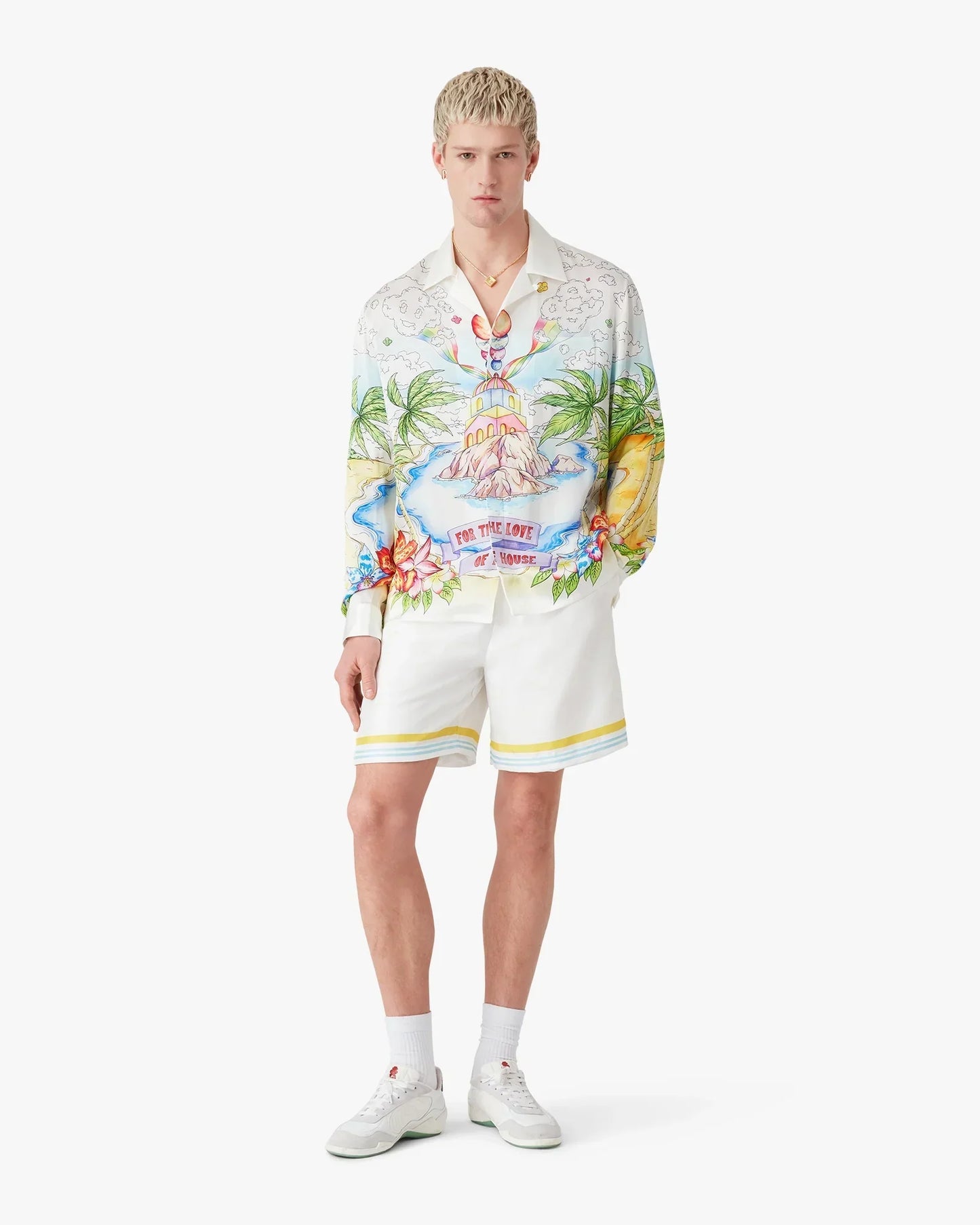 Better Days Long Sleeve Silk Shirt | Casablanca Paris | Image 2