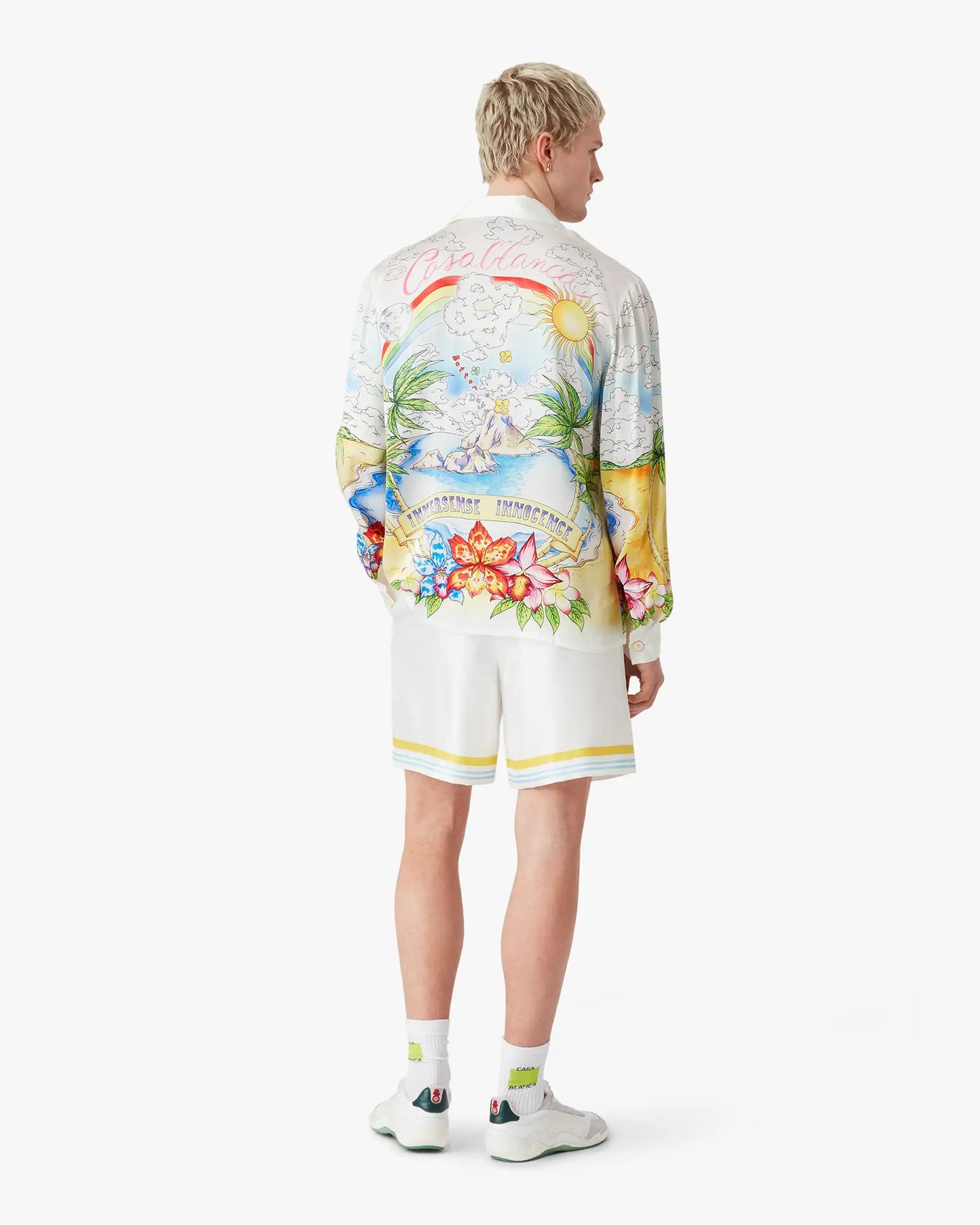 Better Days Long Sleeve Silk Shirt | Casablanca Paris | Image 3