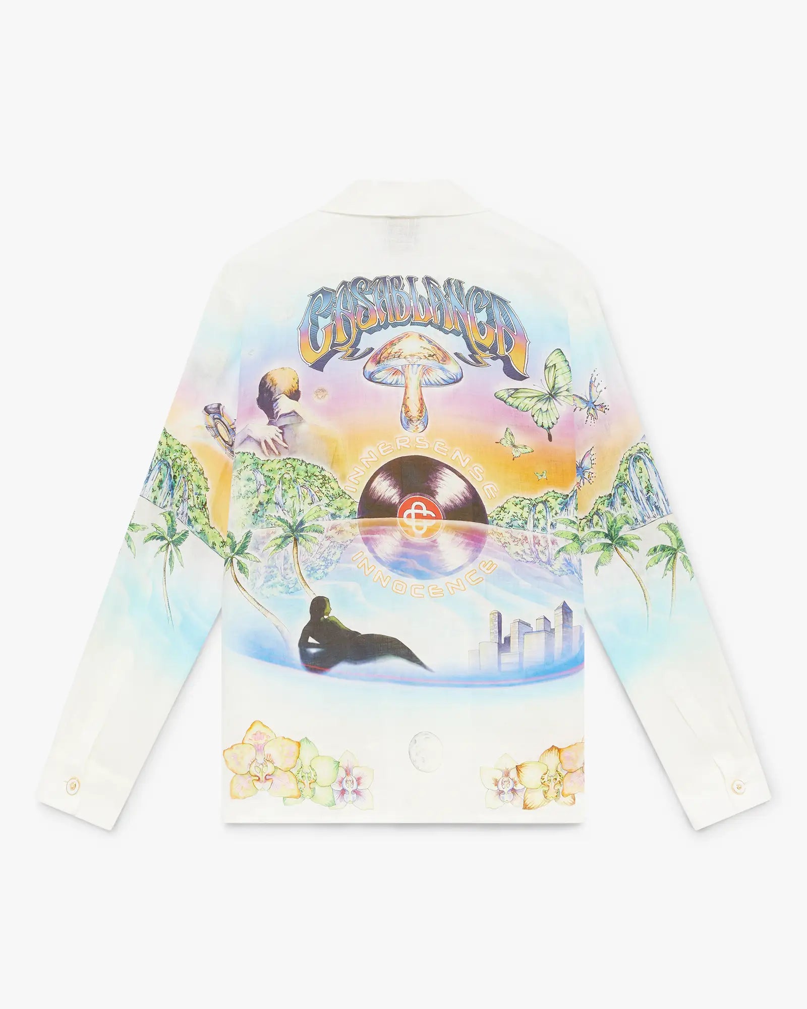 Innersense Long Sleeve Linen Shirt | Casablanca Paris | Image 6