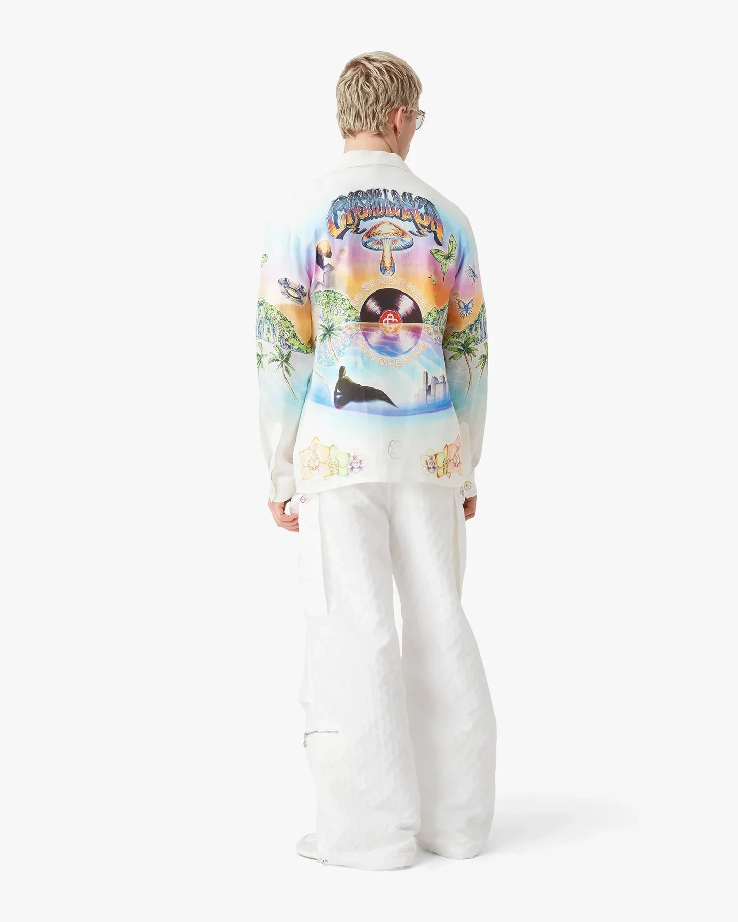 Innersense Long Sleeve Linen Shirt | Casablanca Paris | Image 3