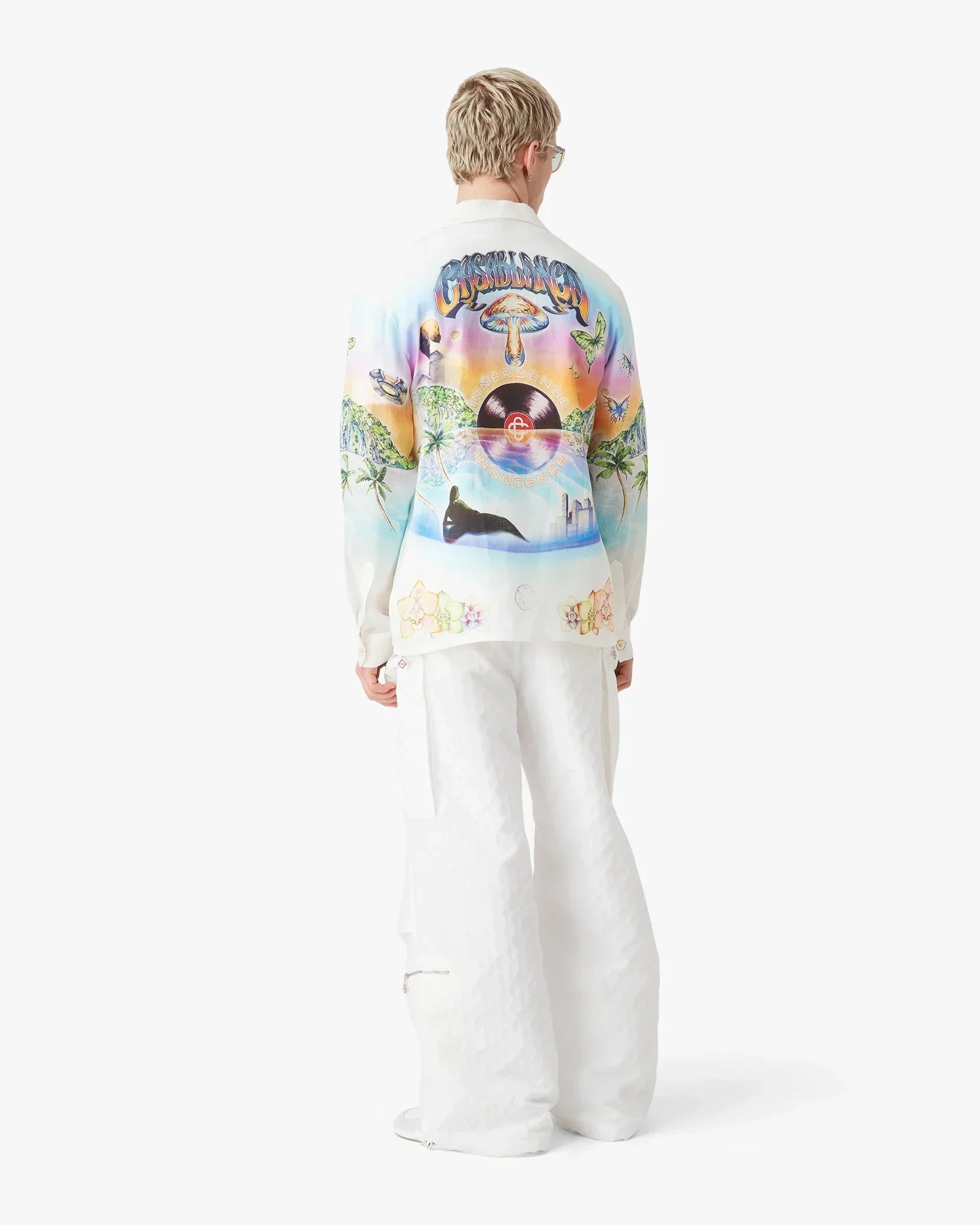Innersense Long Sleeve Linen Shirt | Casablanca Paris | Image 3