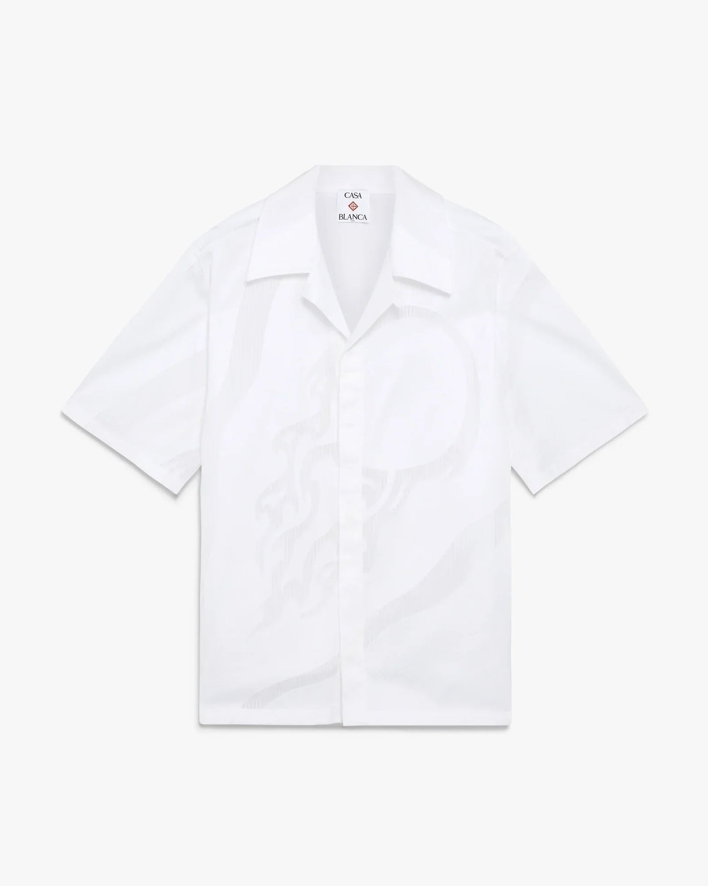 The Art Of The Serve Fil Coupe Short Sleeve Shirt | Casablanca Paris | Image 1