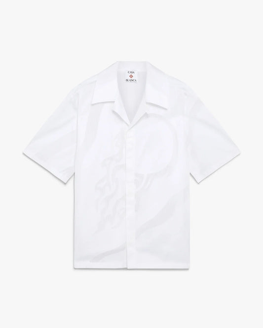 The Art Of The Serve Fil Coupe Short Sleeve Shirt | Casablanca Paris | Image 1