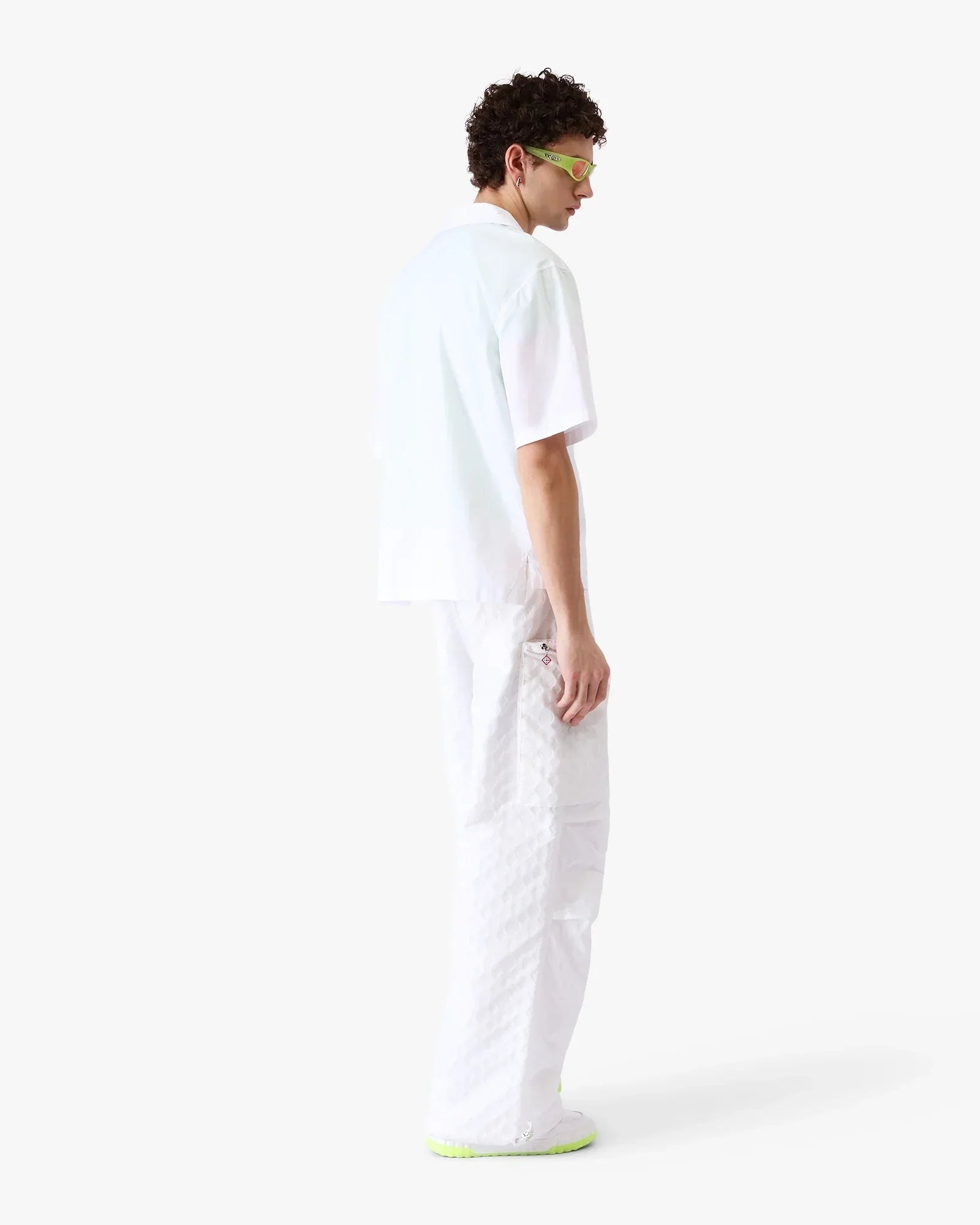 Collage D'Icones Graphiques Embroidered Short Sleeve Shirt | Casablanca Paris | Image 3