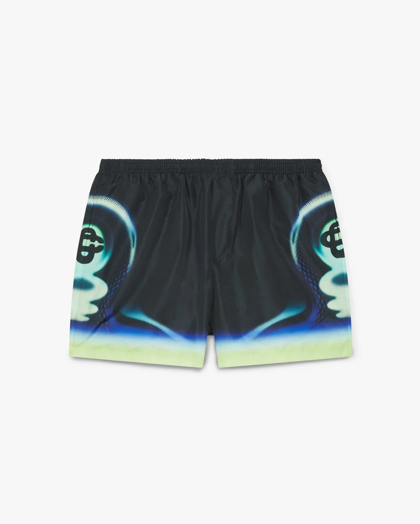 Black Sporchid Printed Swim Shorts | Casablanca Paris | Image 1