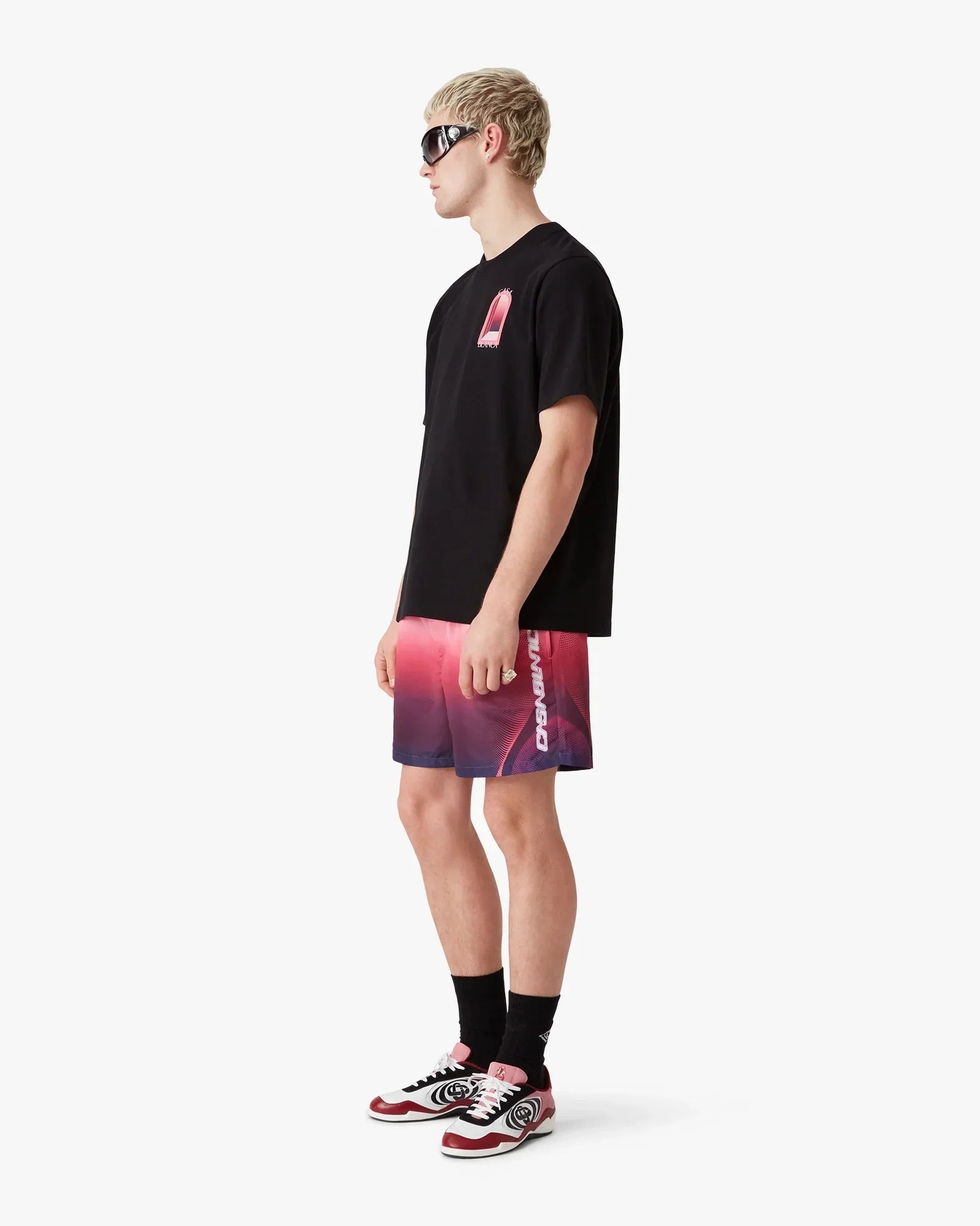 Aubergine Gradient Printed Swim Shorts | Casablanca Paris | Image 2