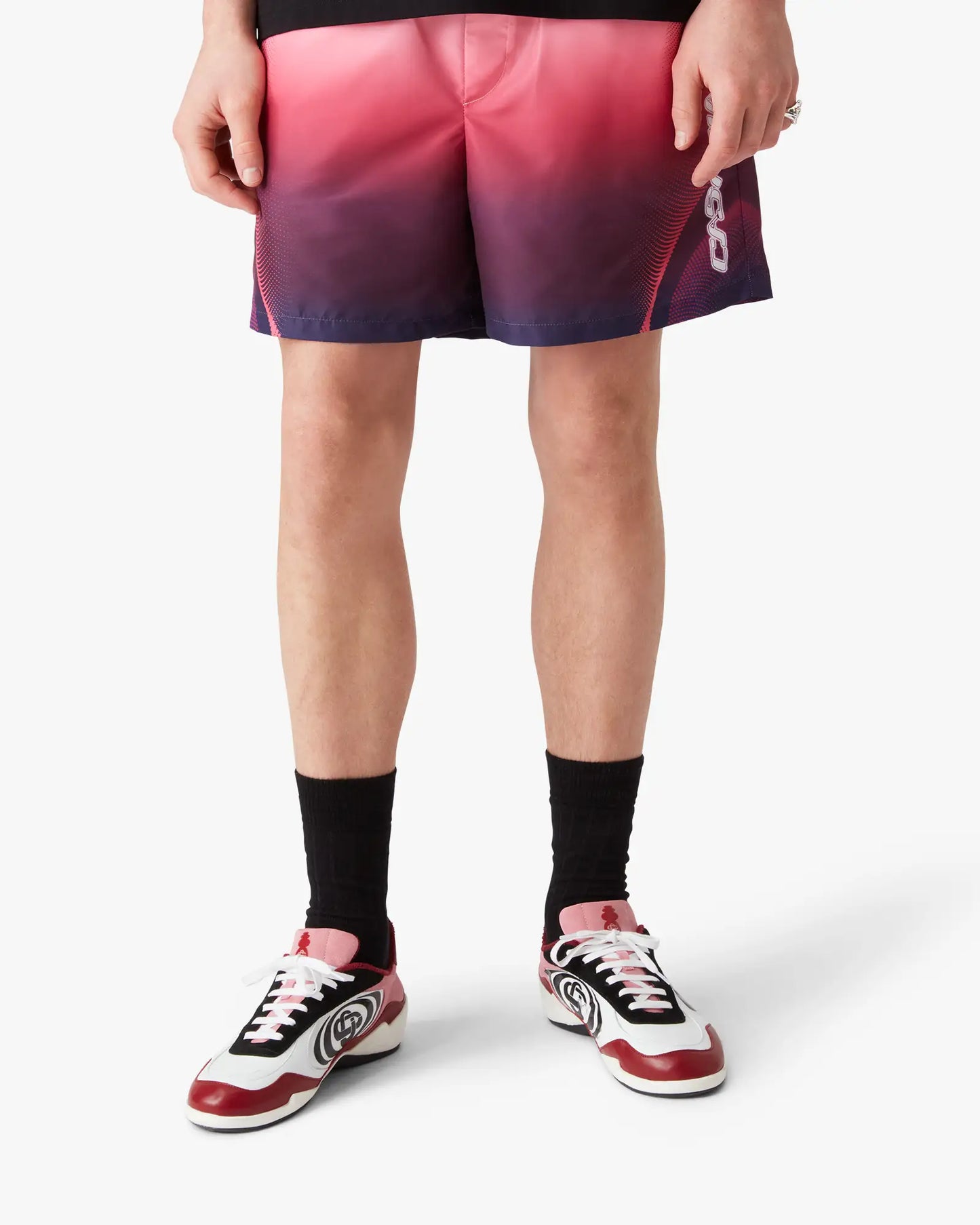 Aubergine Gradient Printed Swim Shorts | Casablanca Paris | Image 4