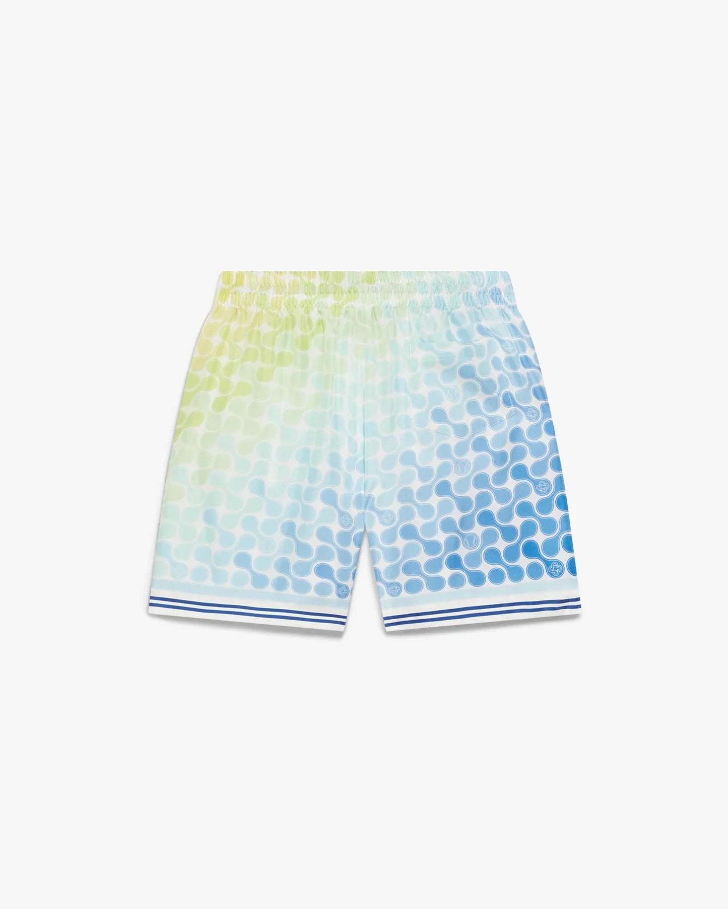 Gradient Tennis Tile Silk Shorts | Casablanca Paris | Image 6