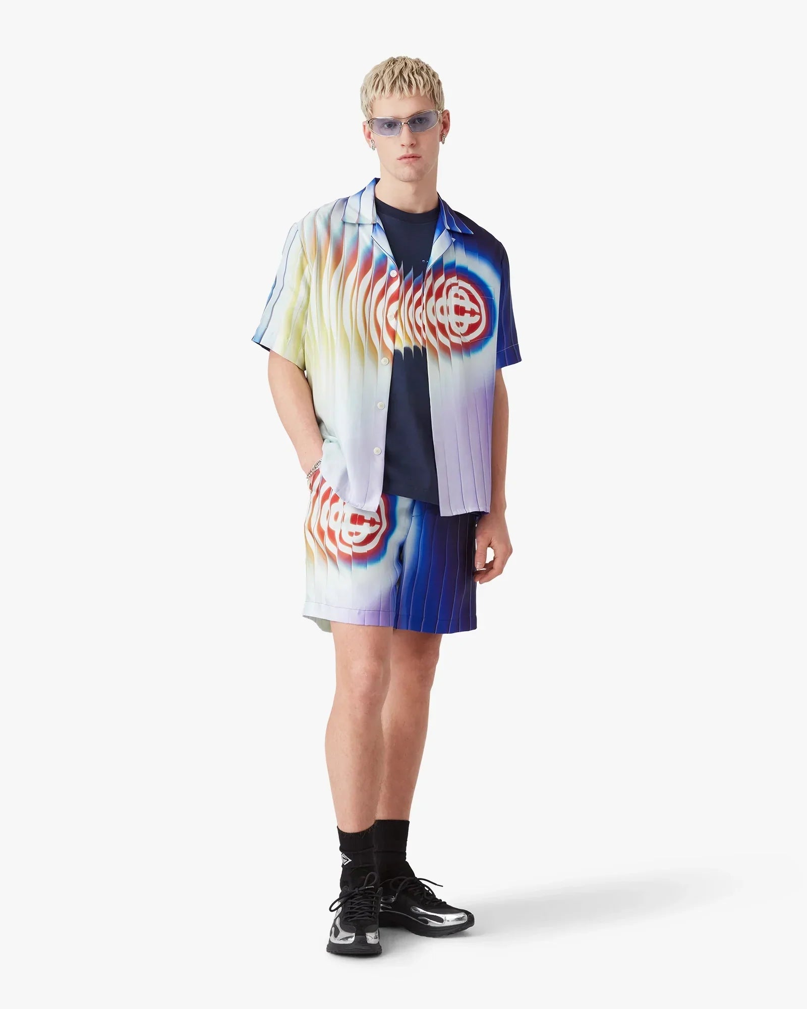Shockwave Silk Shorts | Casablanca Paris | Image 2