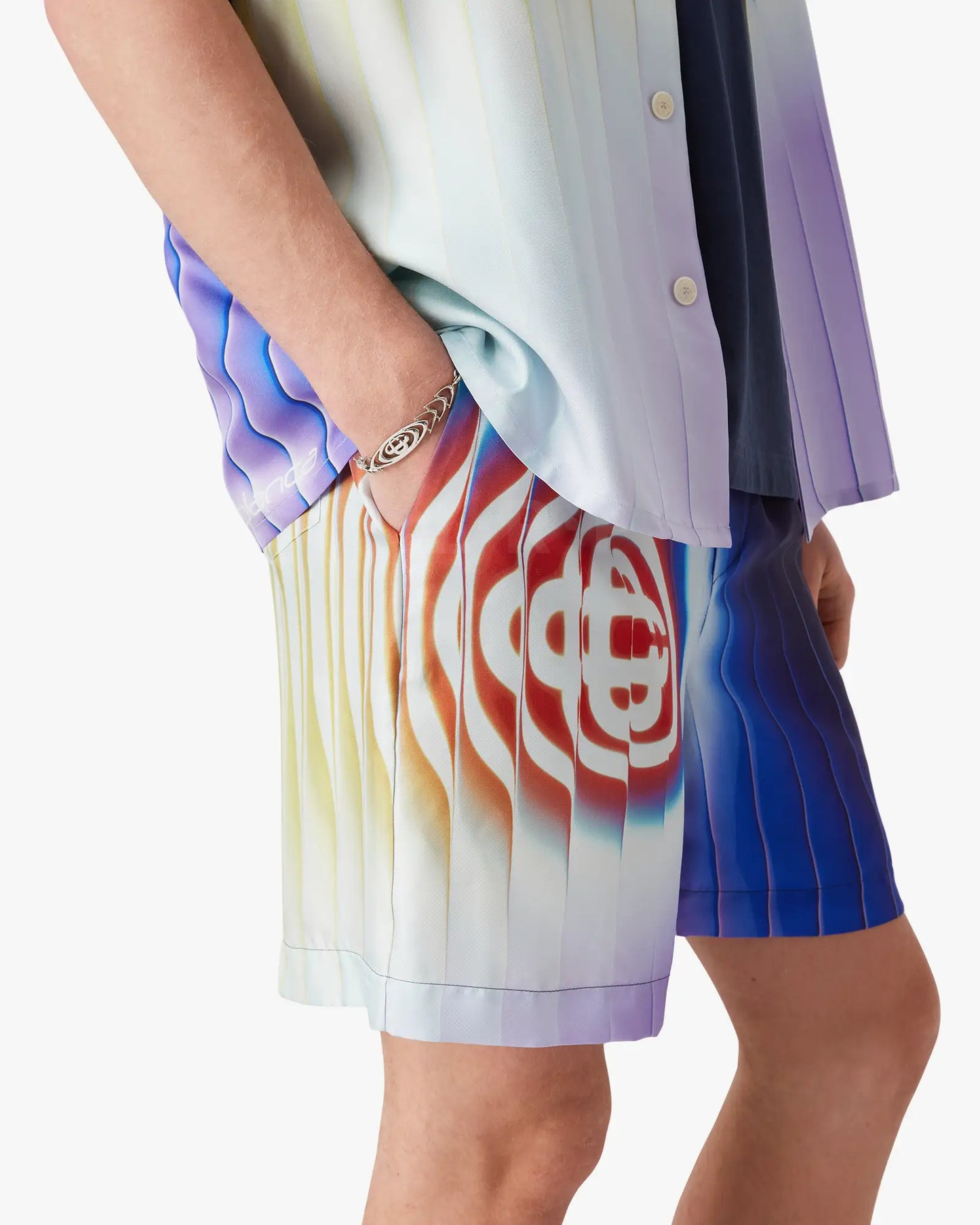 Shockwave Silk Shorts | Casablanca Paris | Image 5