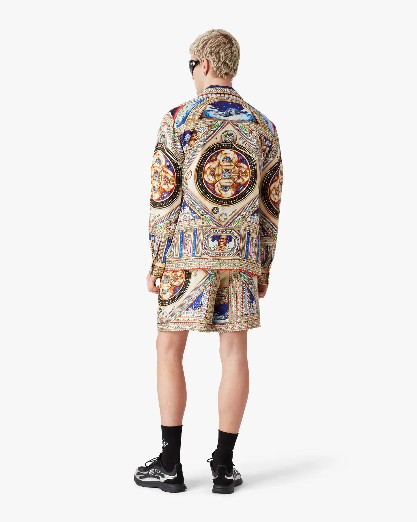 Plafond Orne De Musique Silk Shorts | Casablanca Paris | Image 3