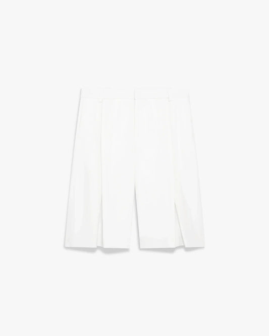 White Pleated Baggy Shorts | Casablanca Paris | Image 1
