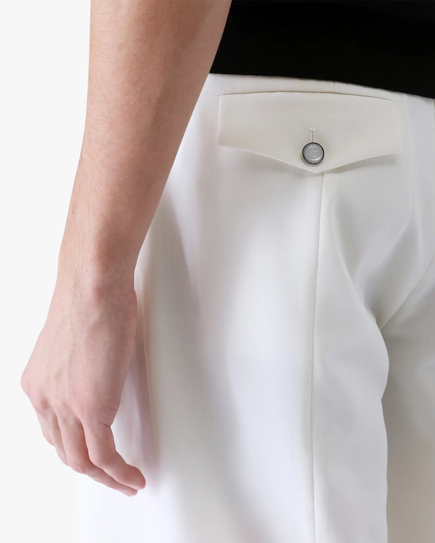 White Pleated Baggy Shorts | Casablanca Paris | Image 4