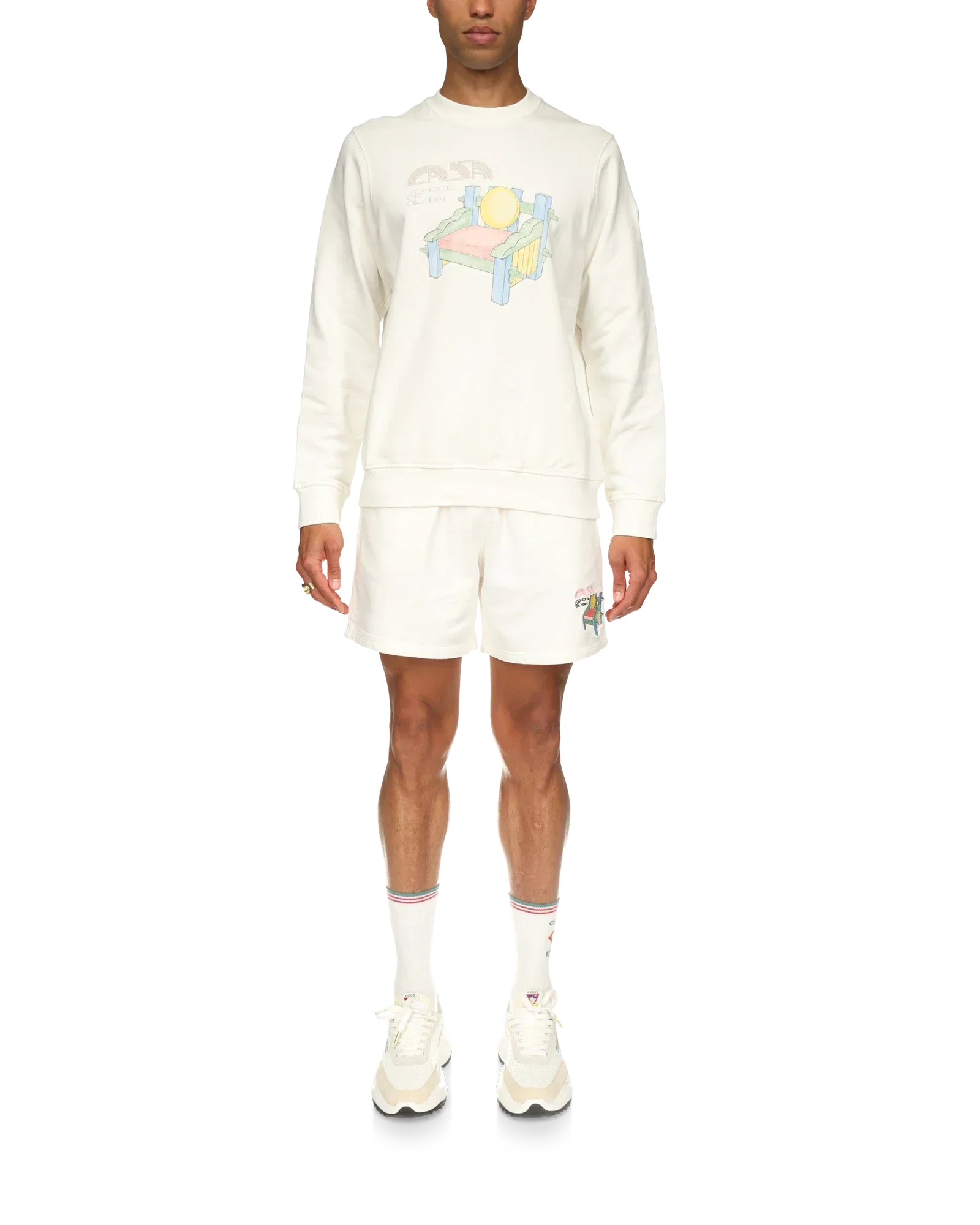 School Of Design Sweatshorts | Casablanca Paris | Image 2