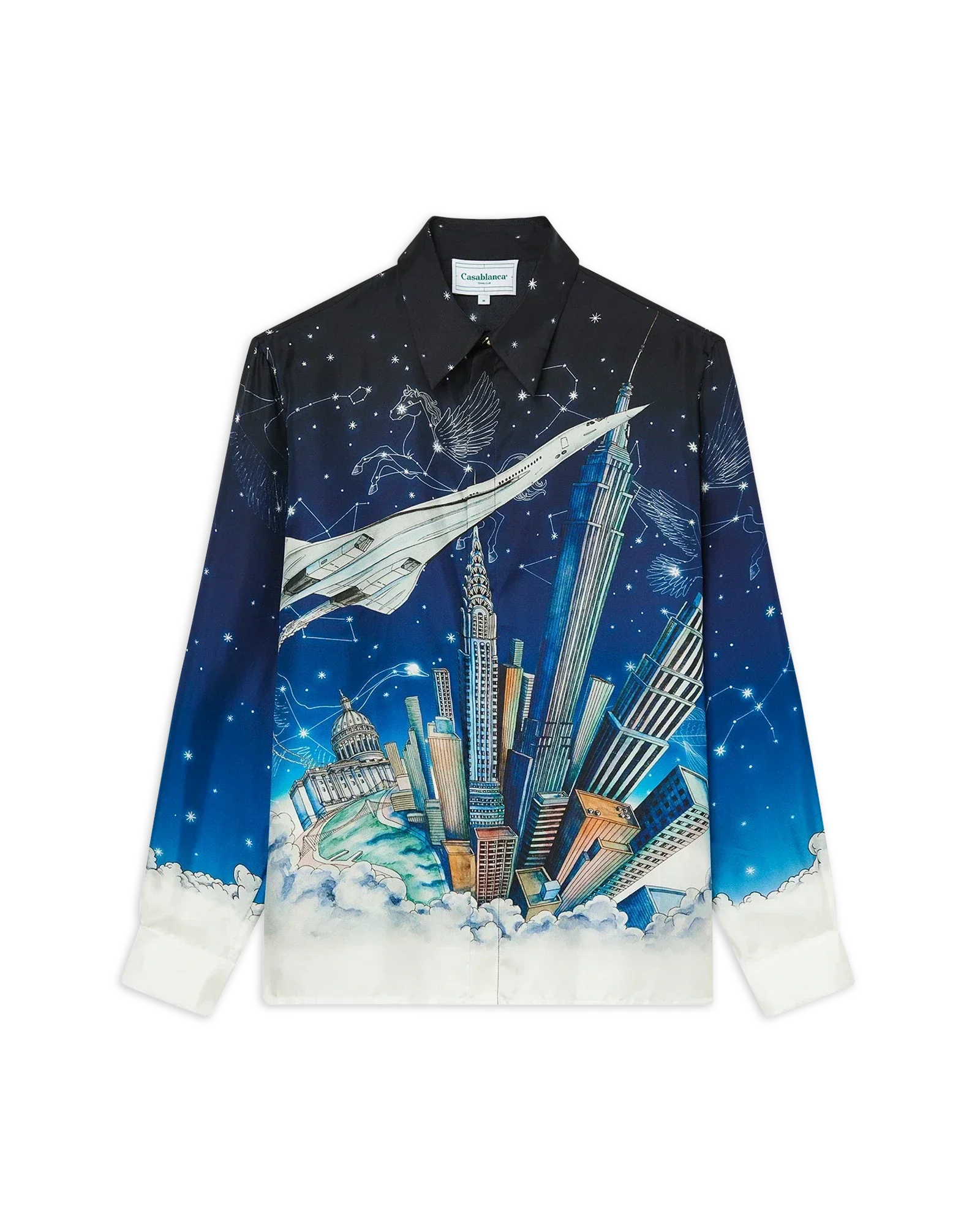 Vol De Nuit Silk Shirt | Casablanca Paris | Image 4