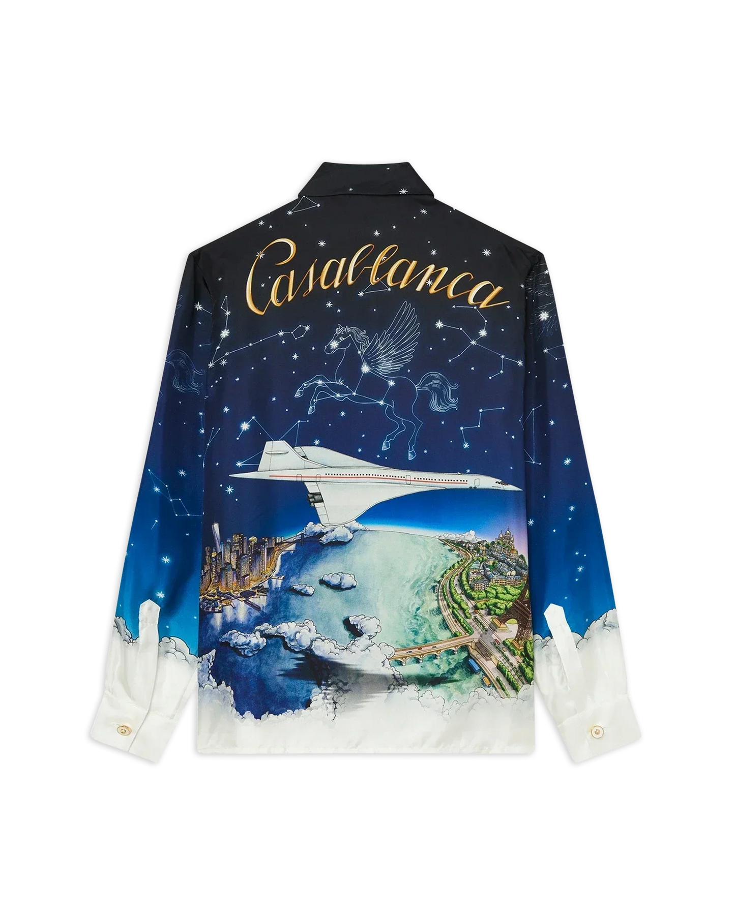 Vol De Nuit Silk Shirt | Casablanca Paris | Image 1