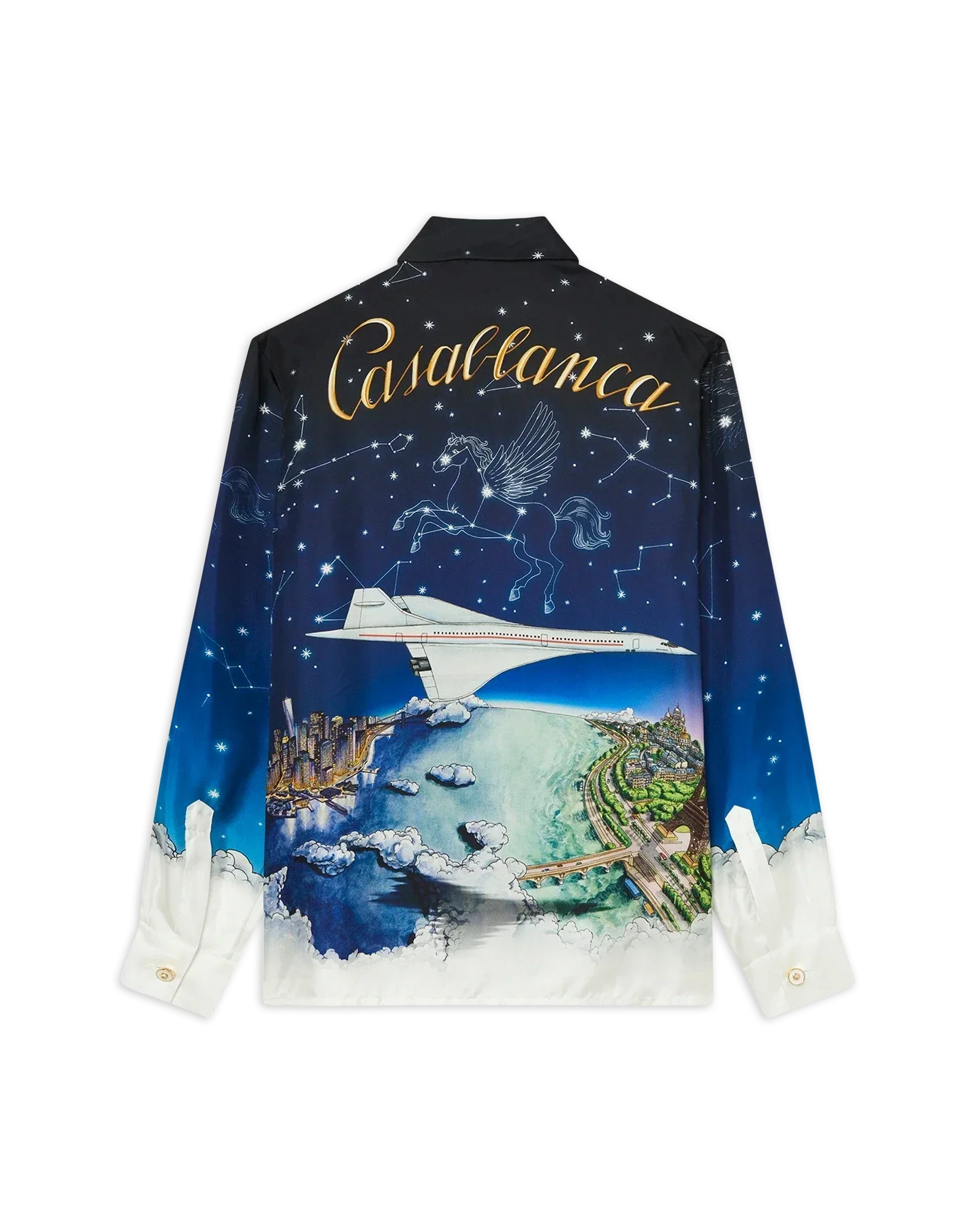 Vol De Nuit Silk Shirt | Casablanca Paris | Image 1