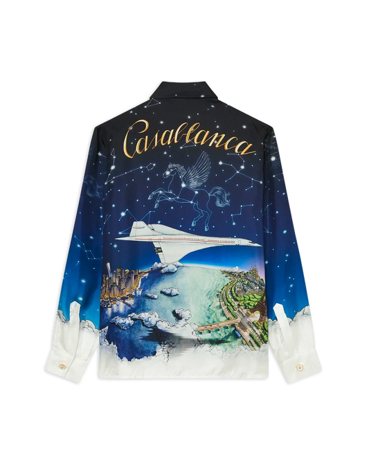 Vol De Nuit Silk Shirt | Casablanca Paris | Image 1