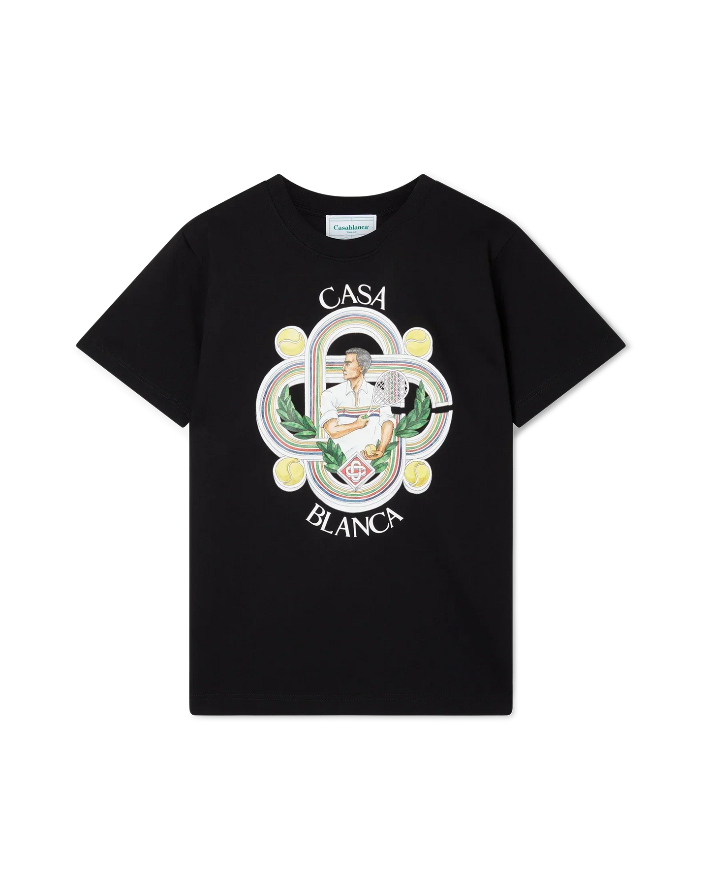 Le Joueur Short Sleeve T-Shirt | Casablanca Paris | Image 1